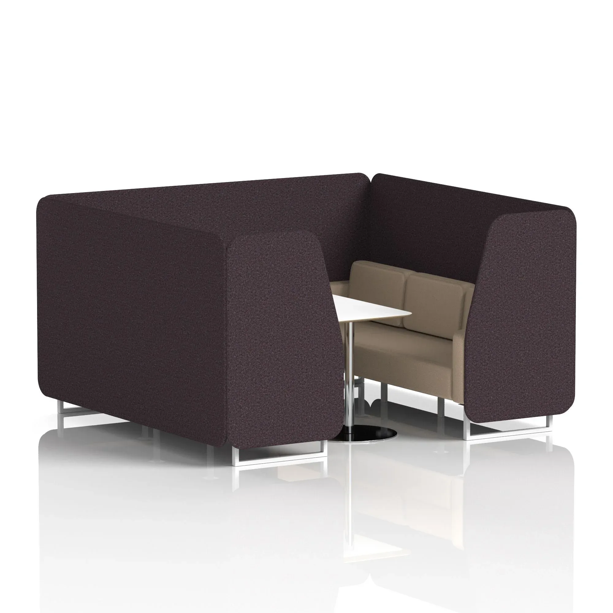 Brixworth Booth With White Table In Two Tone