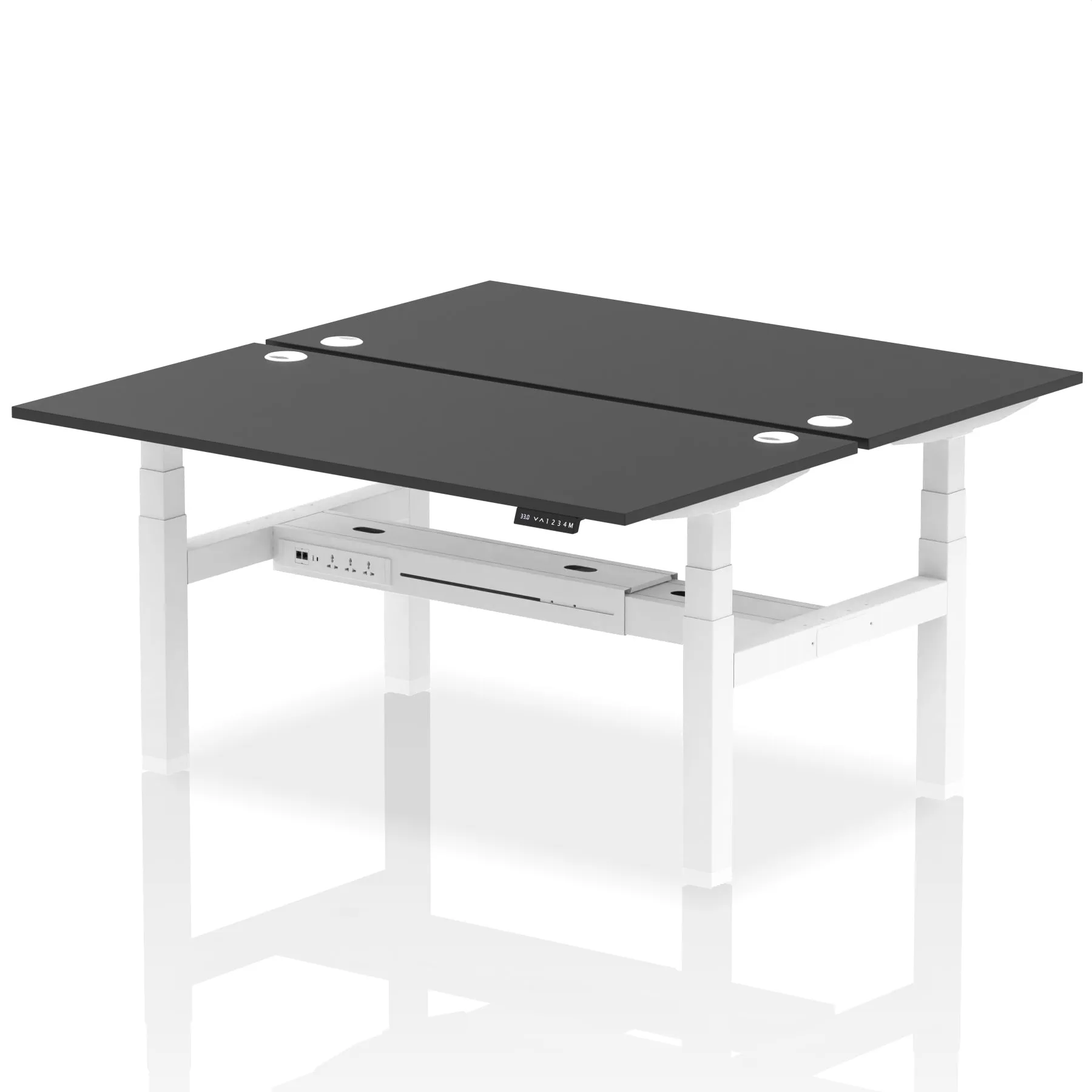 OE - Air Back-to-Back Height Adjustable Bench Desk - 2 Person
