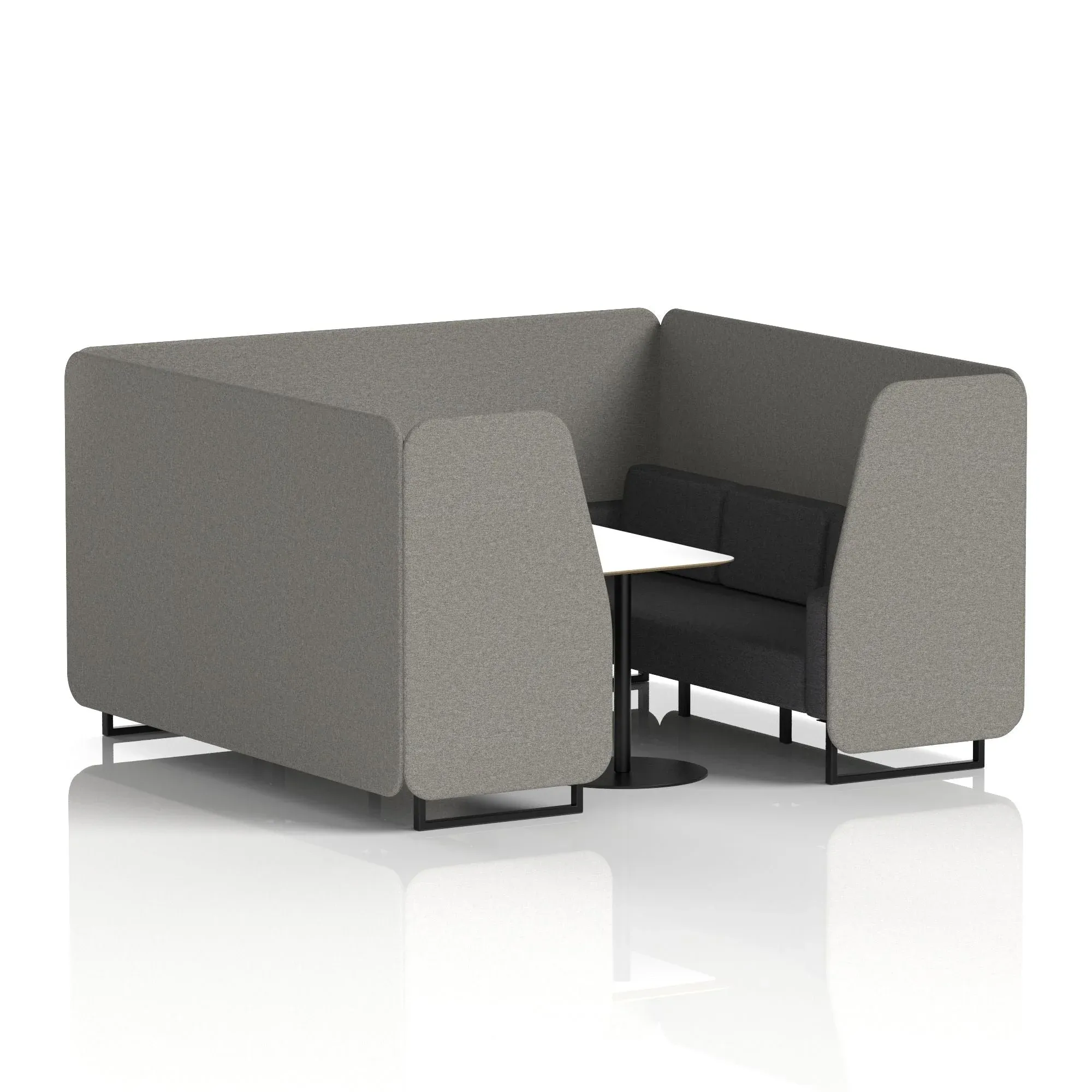 Brixworth Booth With White Table In Two Tone