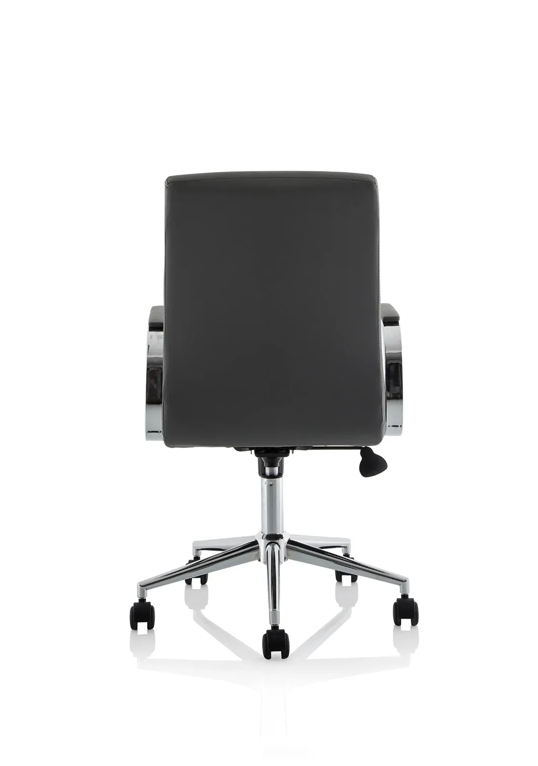 Ezra Medium Back Leather Executive Office Chair with Arms