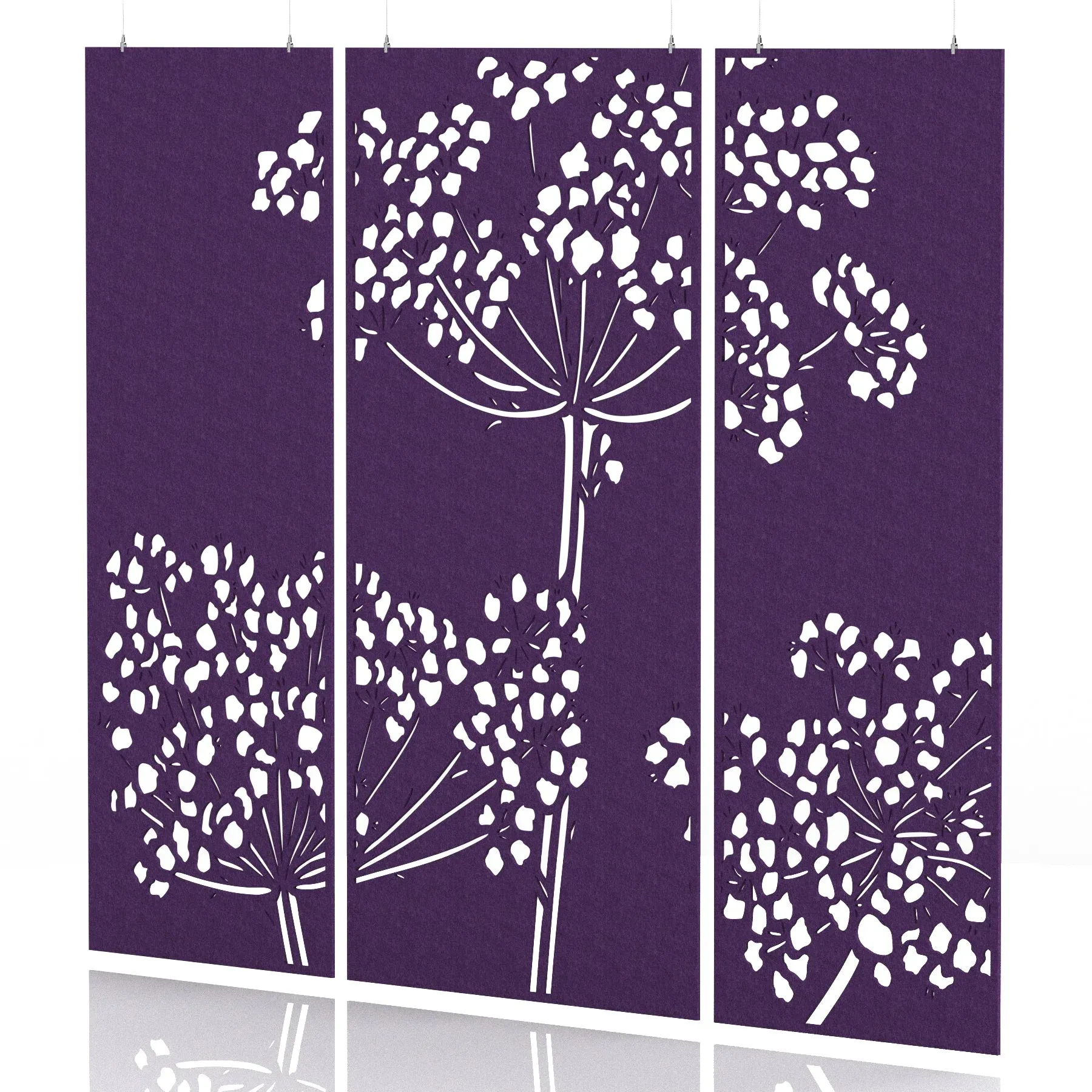 Sch! Acoustic Wall and Hanging Screens (3 Panels)