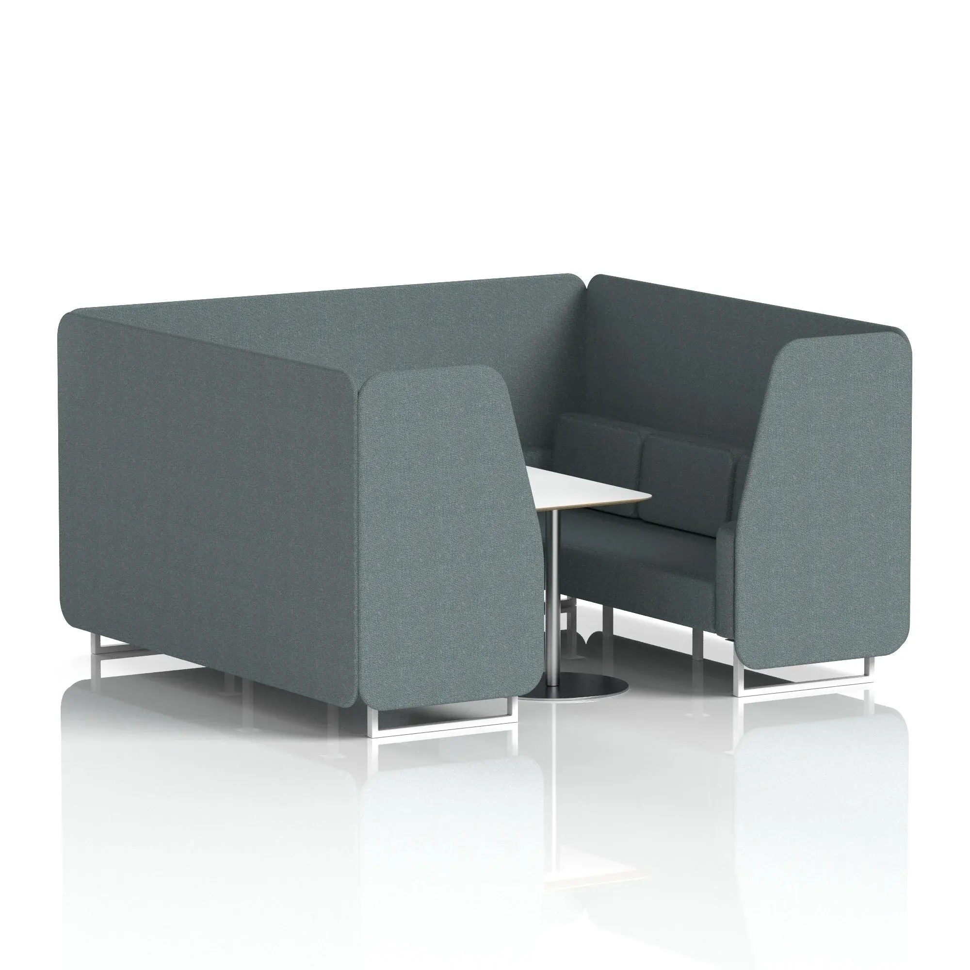 Brixworth Booth With White Table In Single Tone