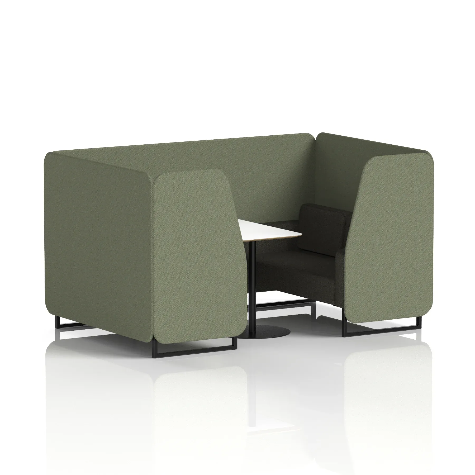Brixworth Booth With White Table In Two Tone