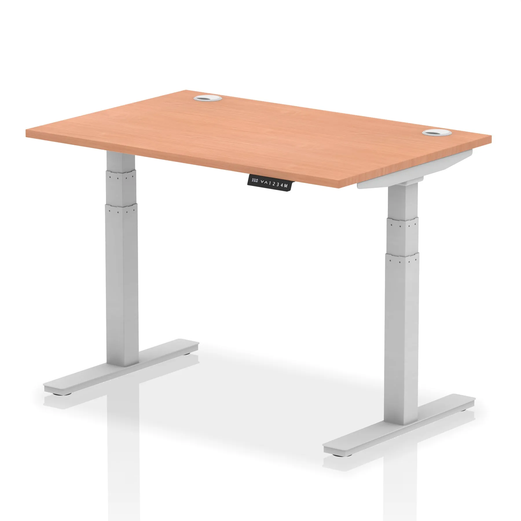 EE - Air Height Adjustable Desk With Cable Ports
