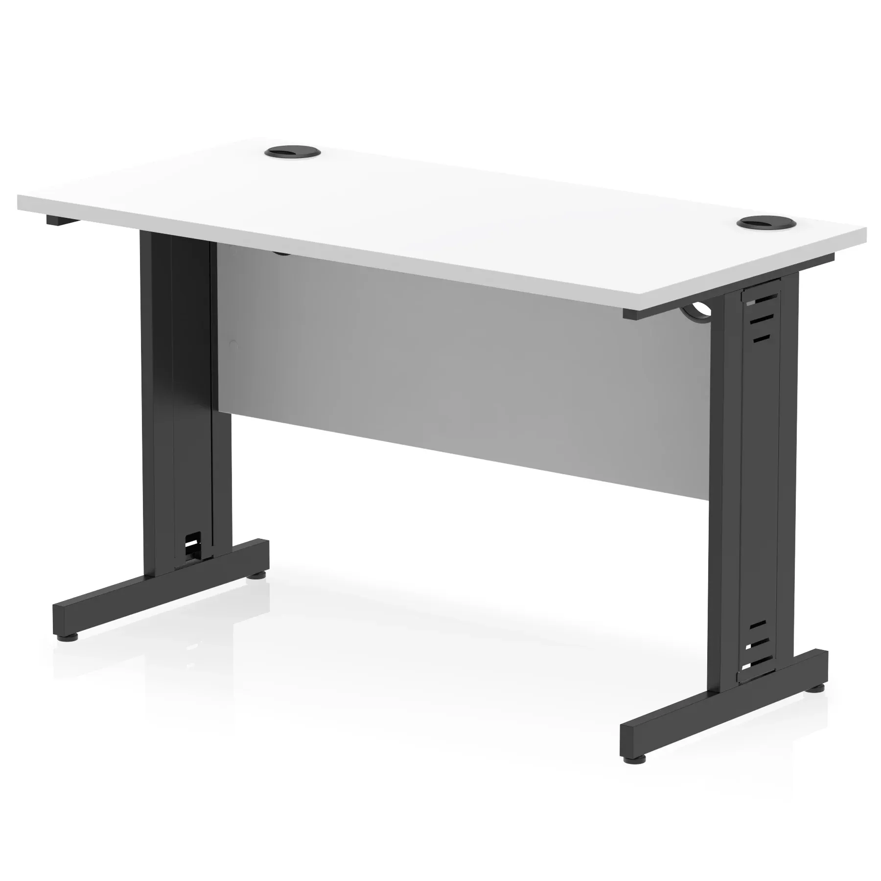 Impulse 1200mm Slimline Desk Cable Managed Leg