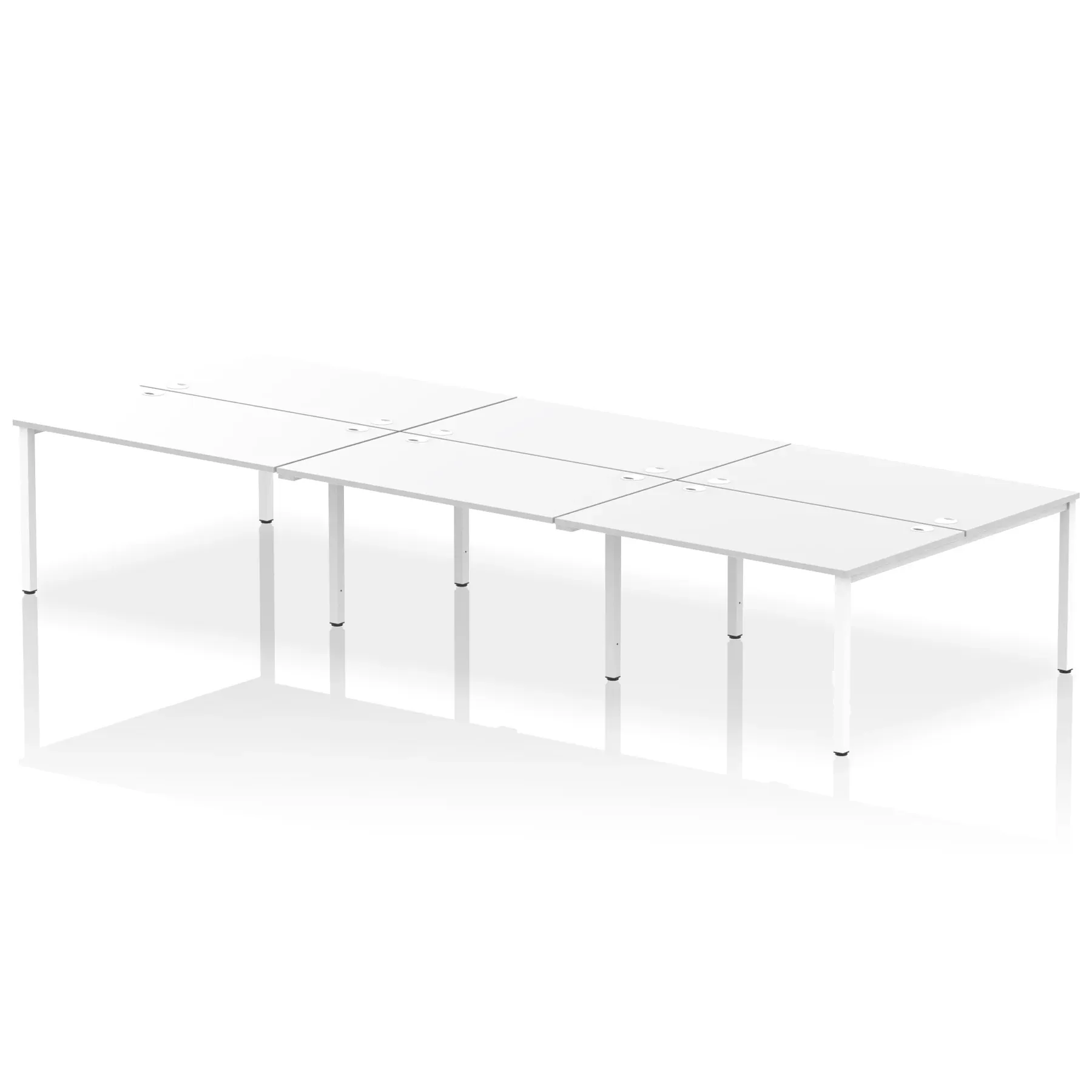 Impulse B2B Bench Desk - 6 Person