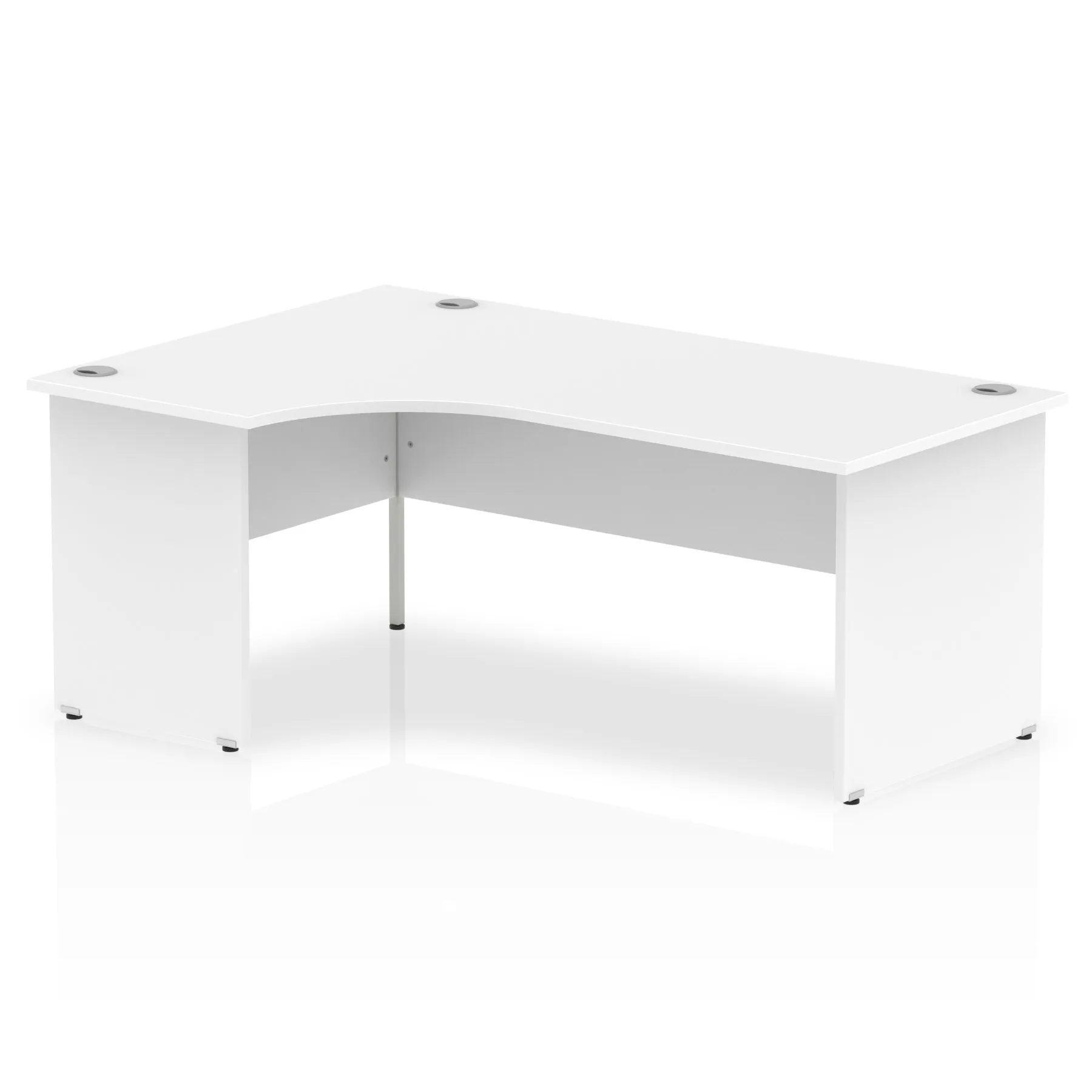 OE - Impulse 1800mm Left Crescent Desk Panel End Leg