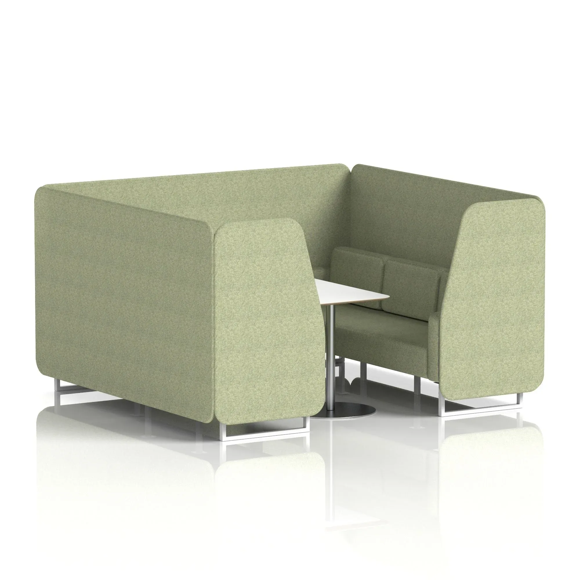 Brixworth Booth With White Table In Single Tone
