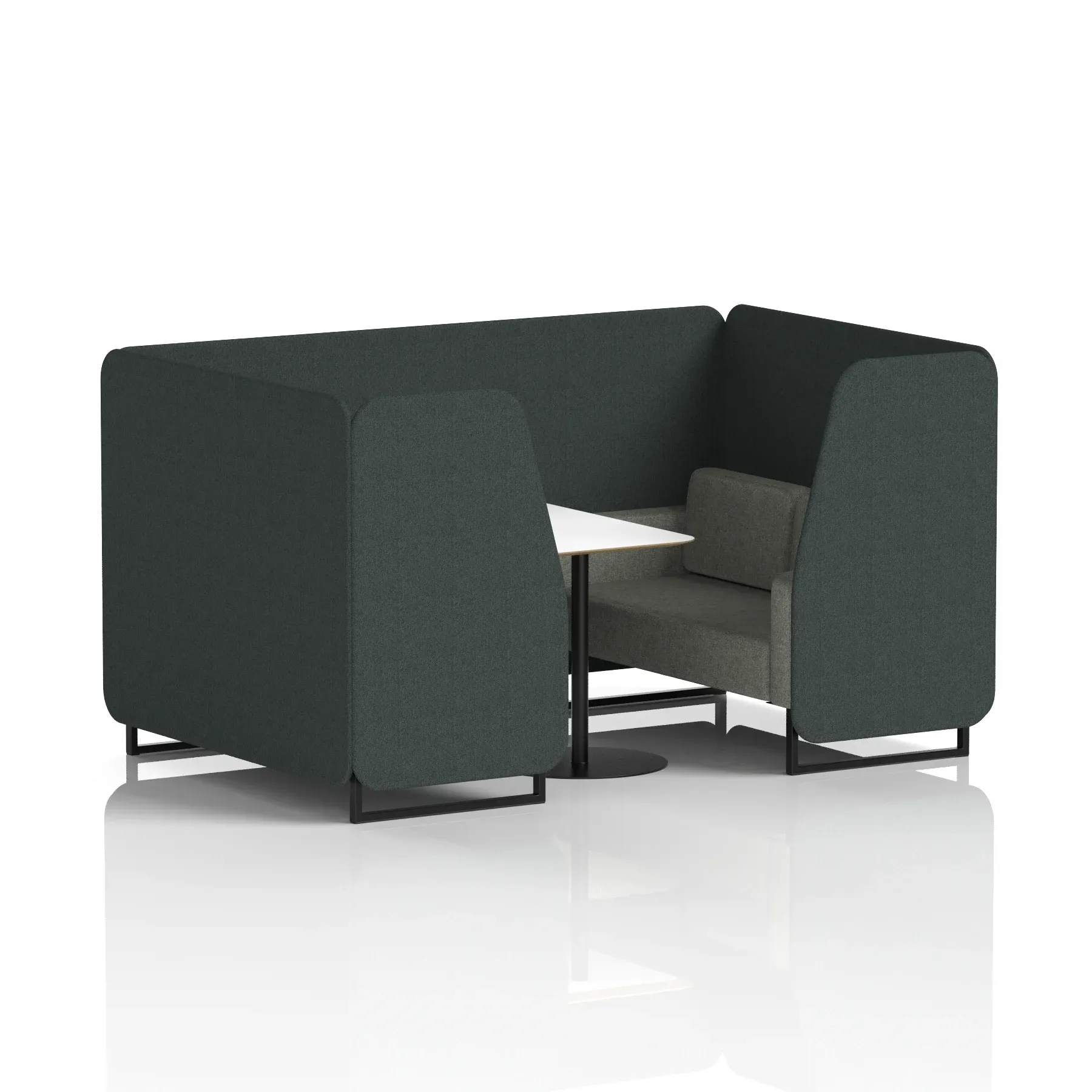 Brixworth Booth With White Table In Two Tone