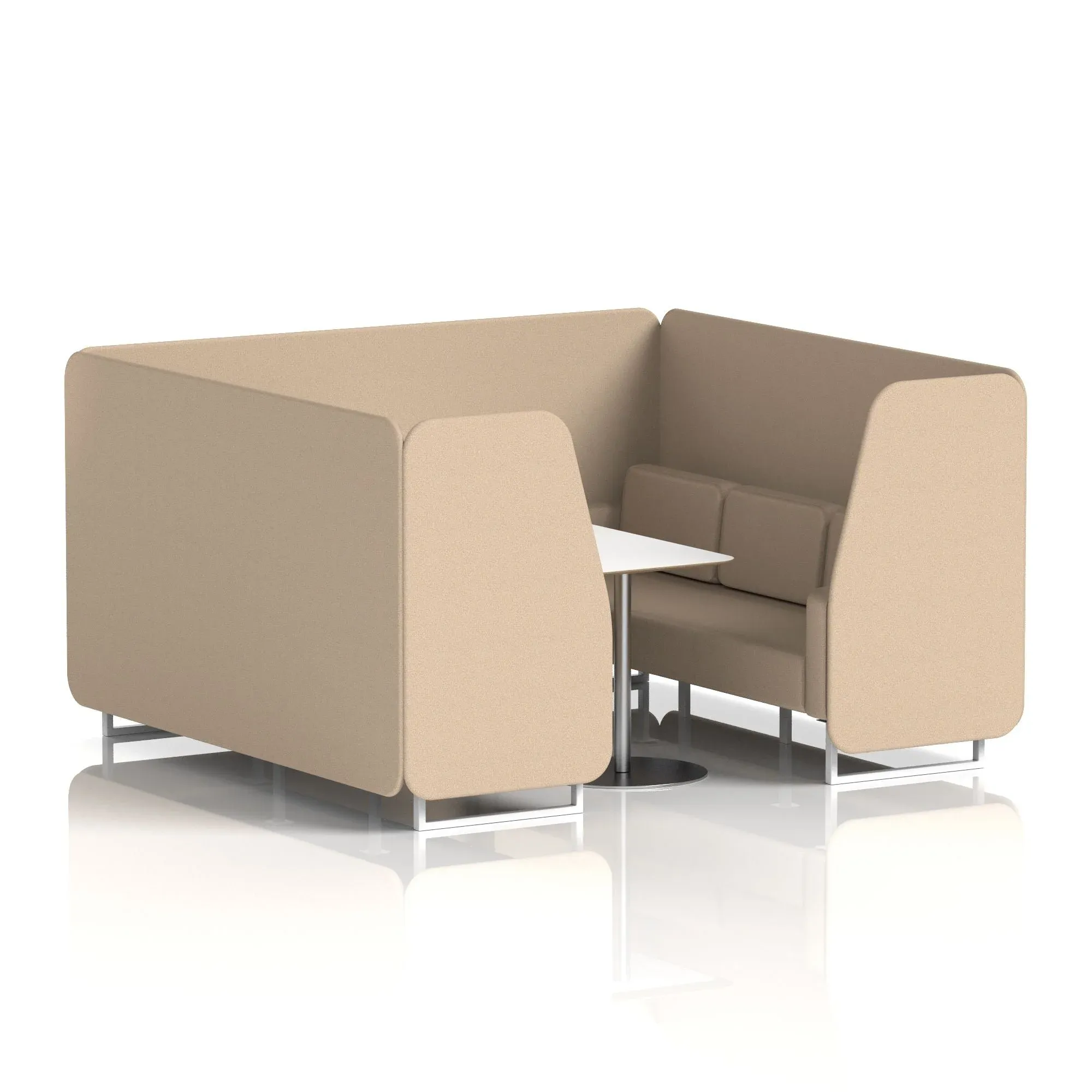Brixworth Booth With White Table In Single Tone