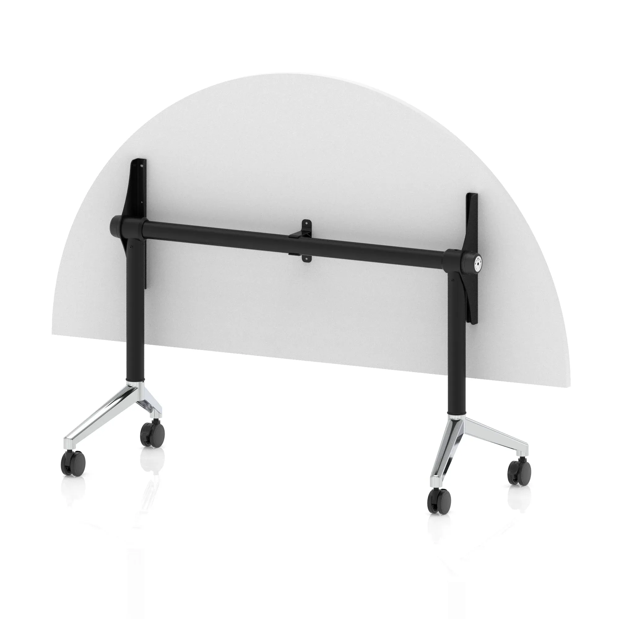 Impulse Plus Flip Top 1600mm Semi-Circle Table