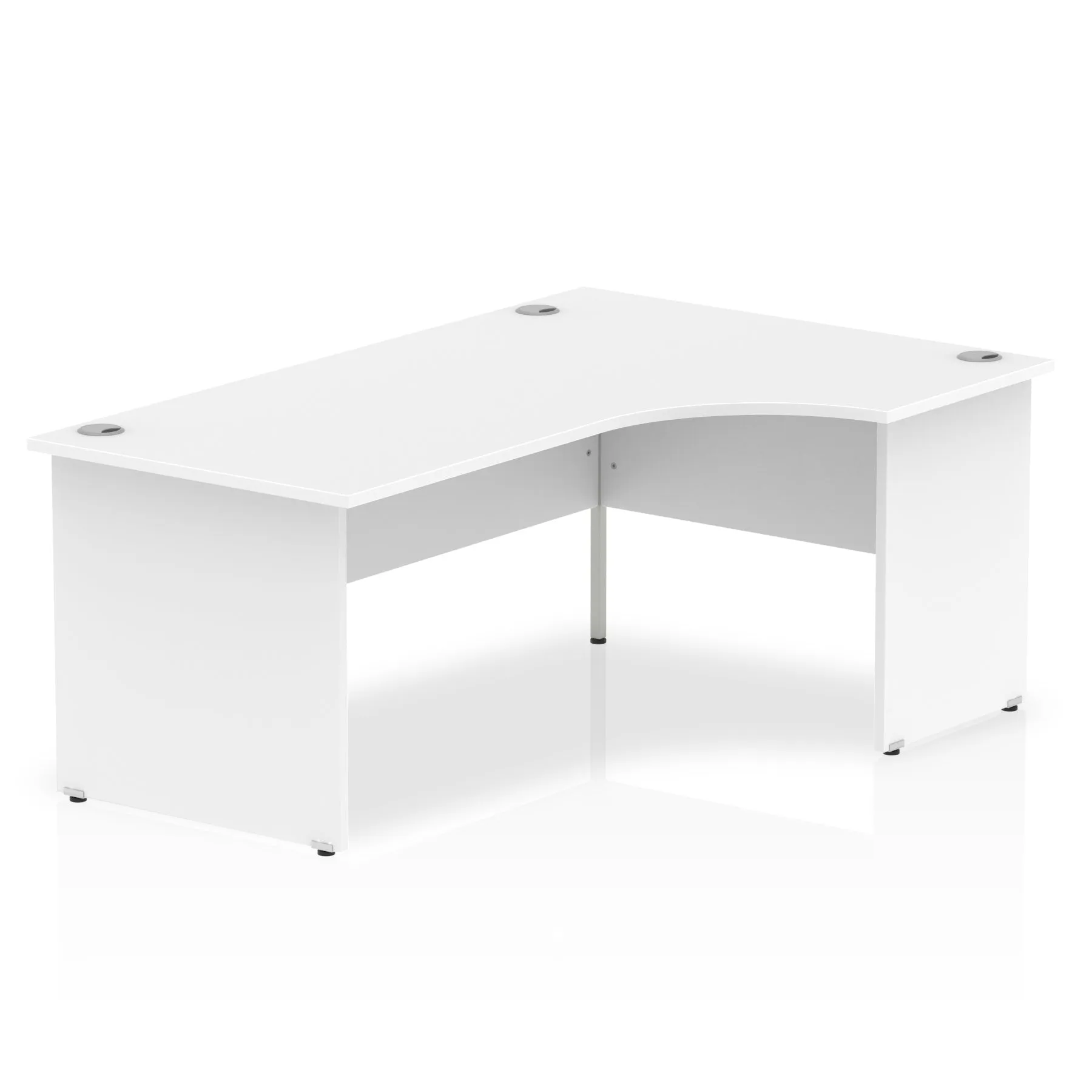 OE - Impulse 1800mm Right Crescent Desk Panel End Leg