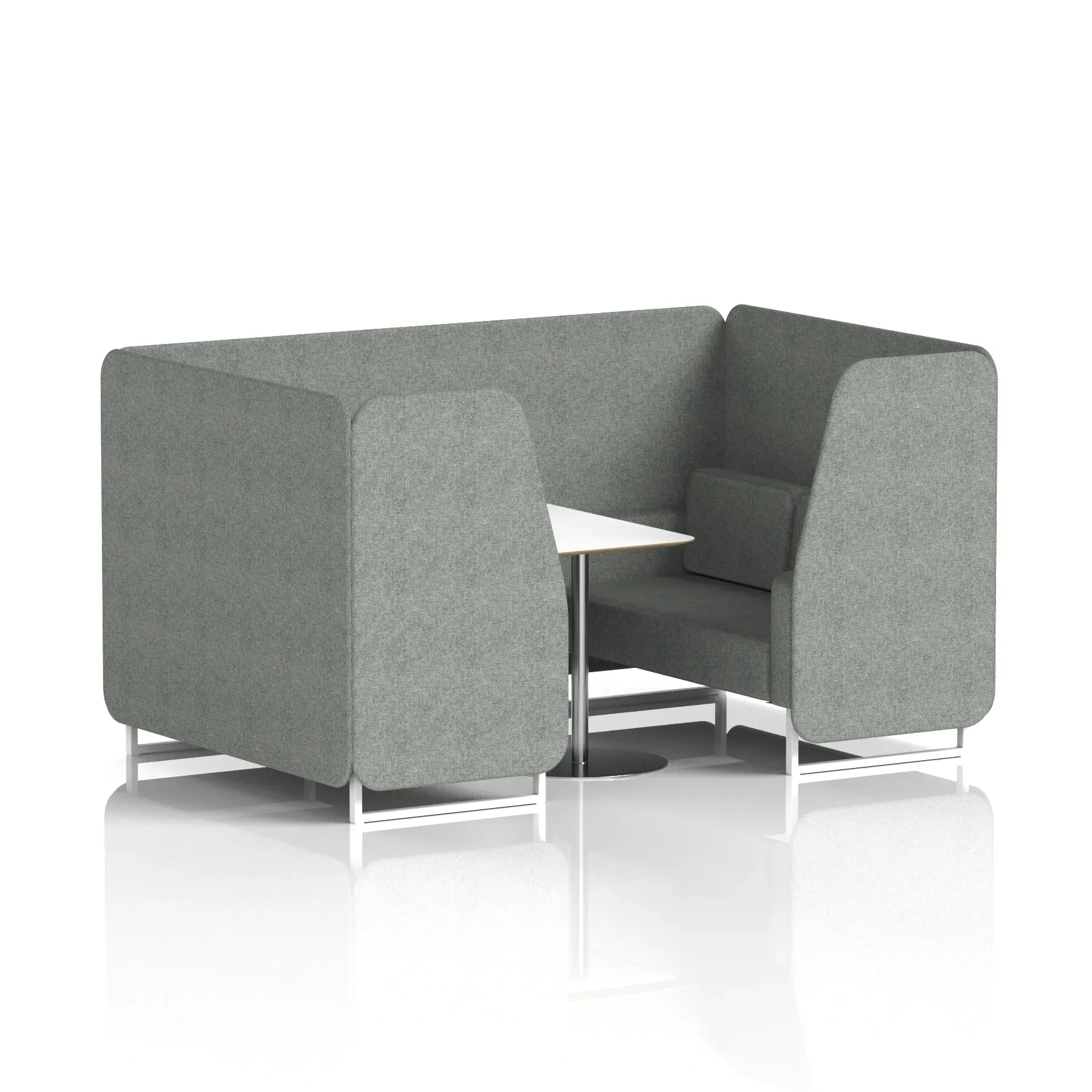 Brixworth Booth With White Table In Single Tone