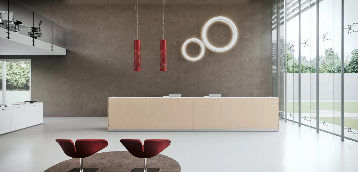 Qubo Straight Reception Counter