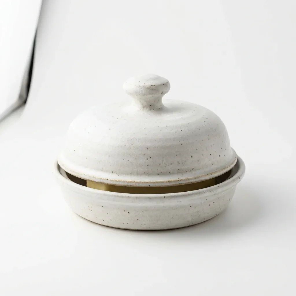 Stoneware Butter Dish