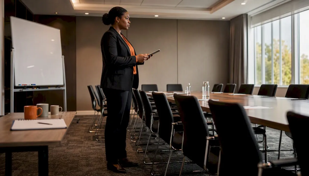 Black conference chairs for UK offices: buy and order guide