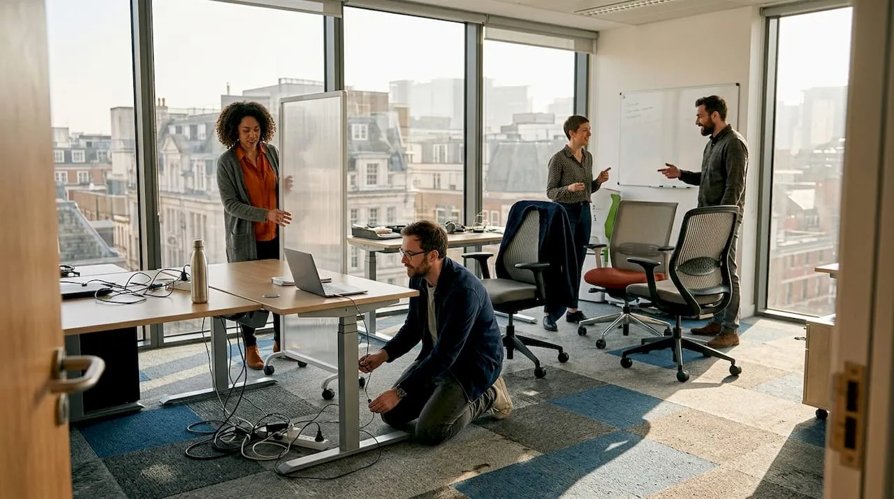 Agile working furniture: flexible solutions for UK offices