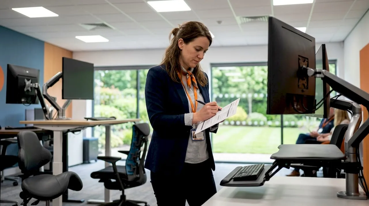 Checklist for ergonomic workspaces: UK office guide