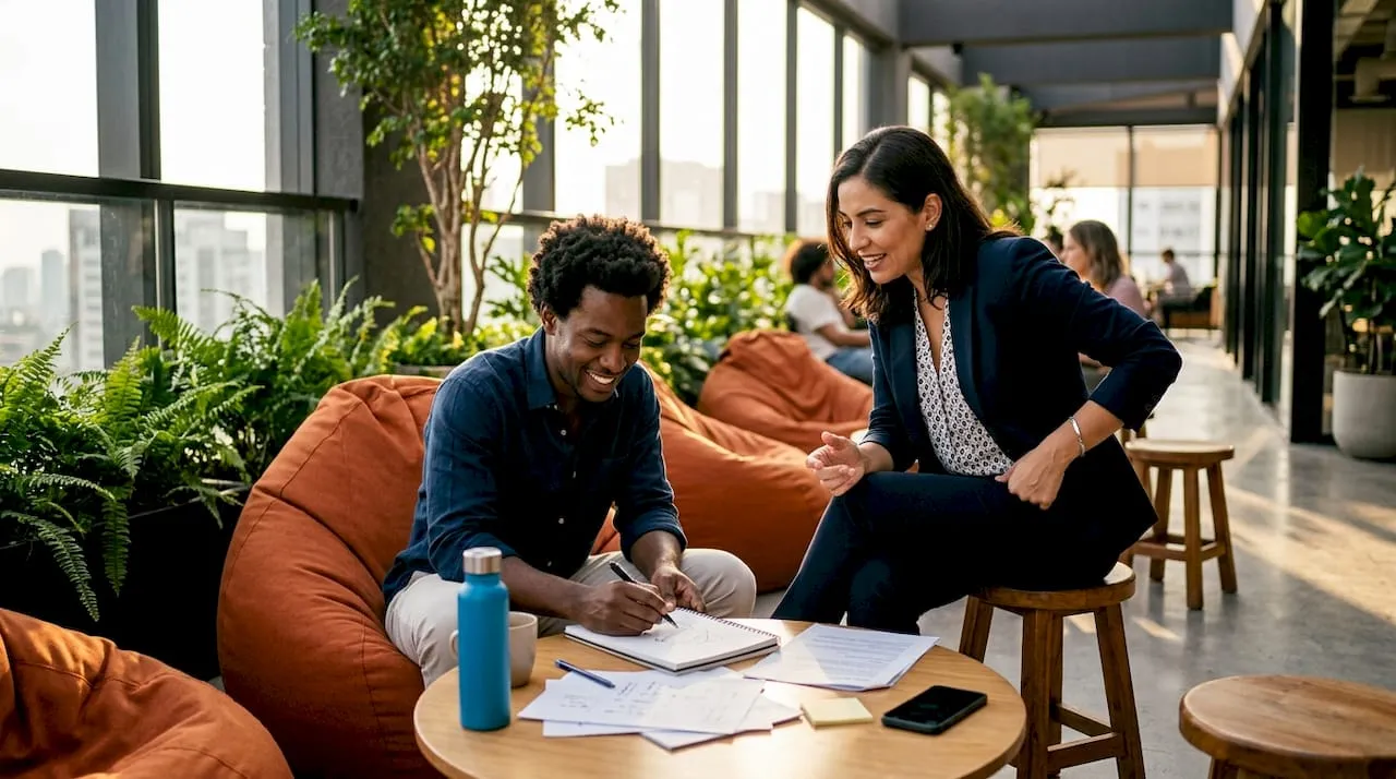 Why blend soft and hard seating in your office