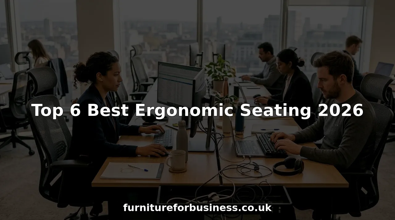 Top 6 Best Ergonomic Seating 2026