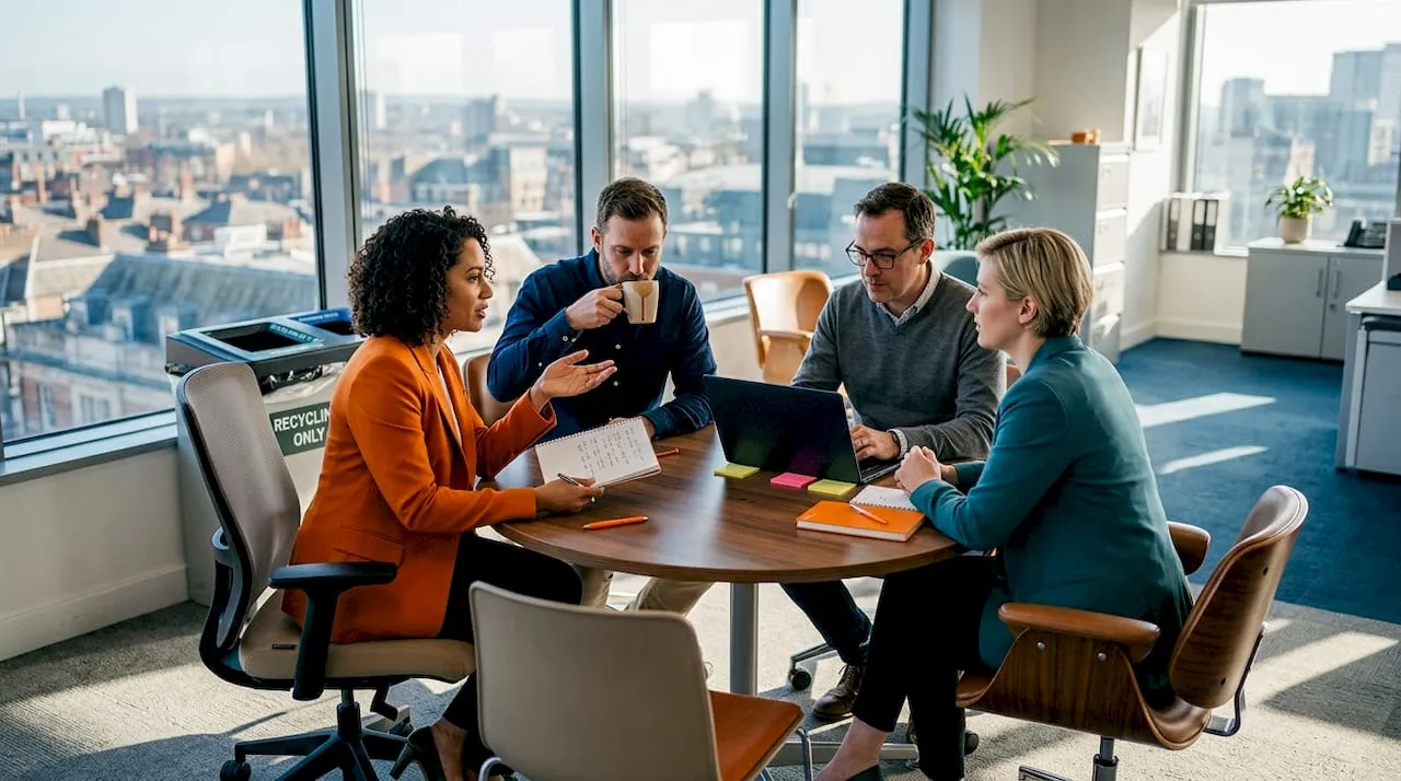 Design collaborative office spaces that boost teamwork
