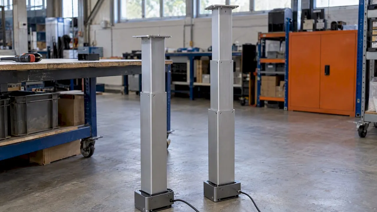 Two vs Three Stages in Lifting Columns: Copy UK Tender Specs