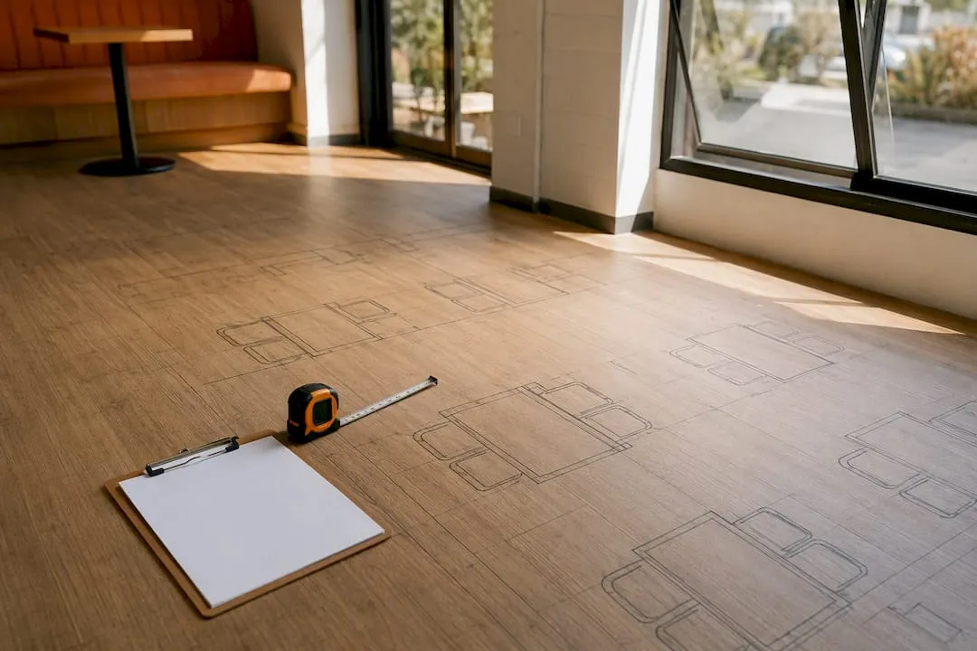 Cafe table spacing UK: the clearances that actually matter