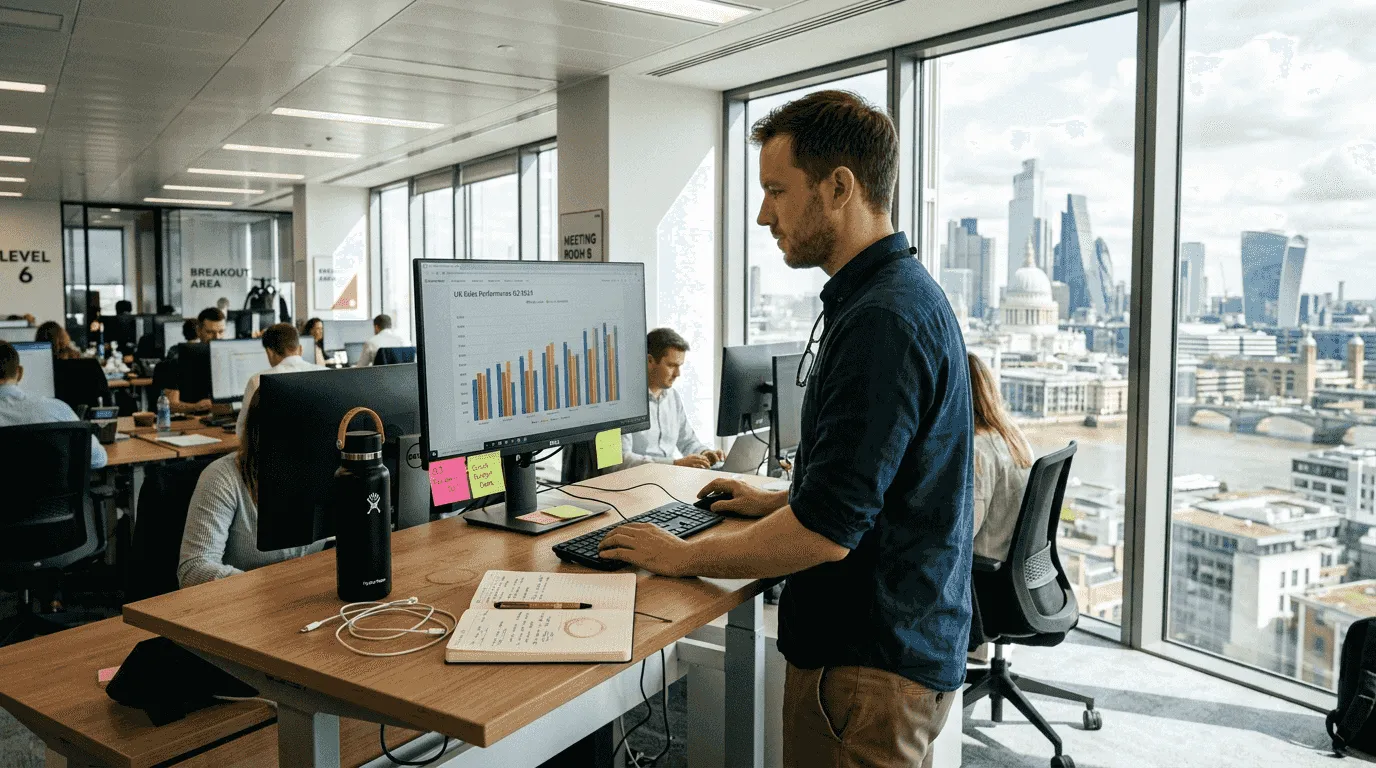 Benefits of height adjustable desks for UK offices 2026