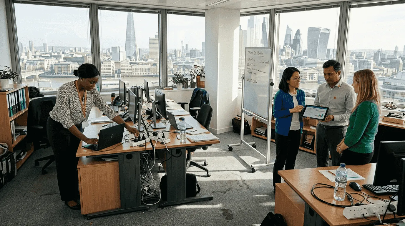 What is collaborative office furniture: UK guide 2026