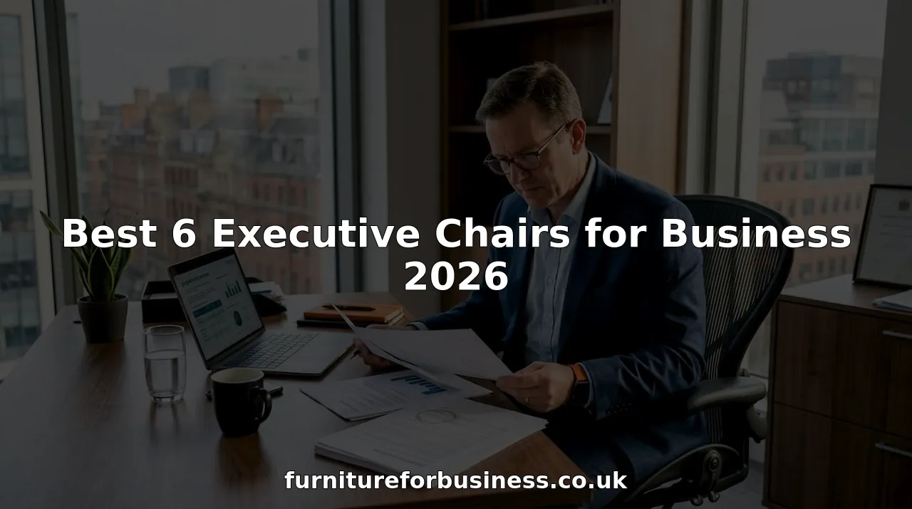 Best 6 Executive Chairs for Business 2026