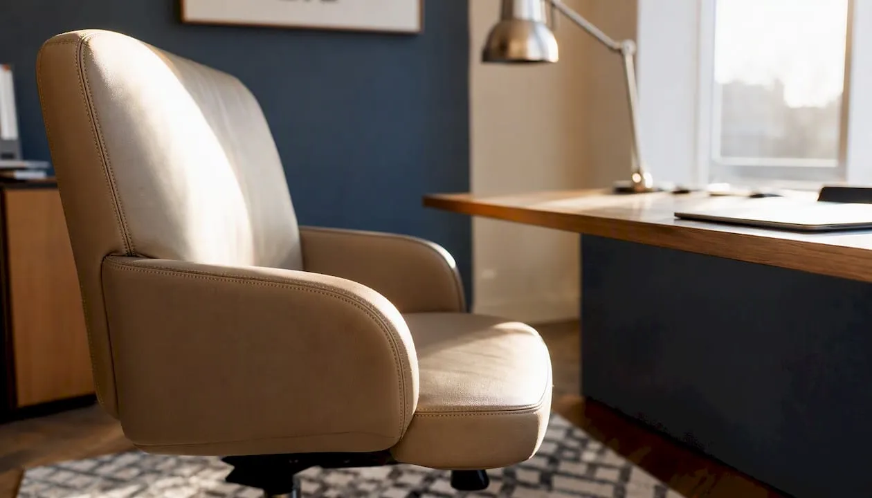 Cream leather office chairs for UK offices: 2026 guide