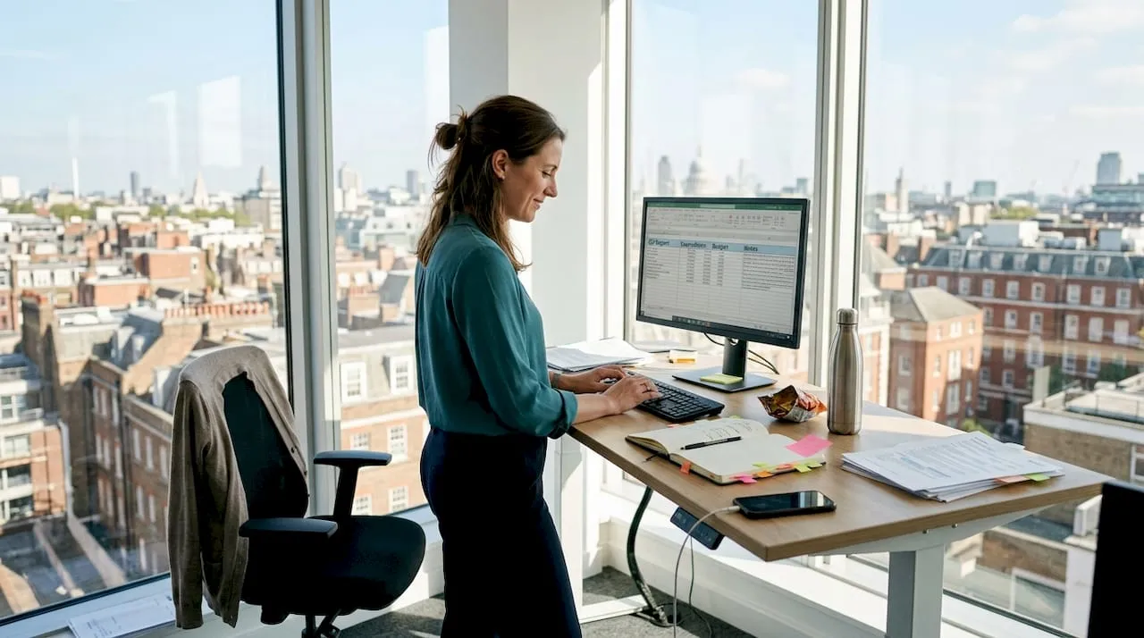 Key benefits of standing desks for UK offices