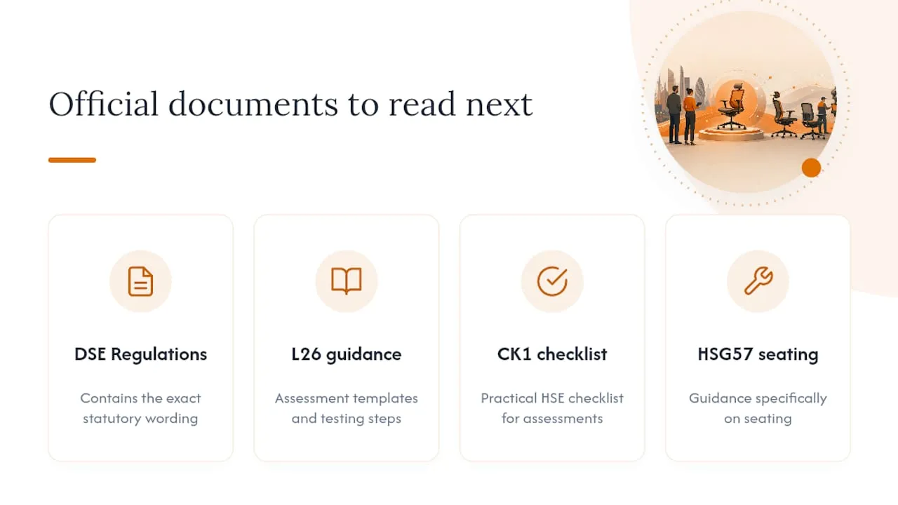 Official documents and practical HSE checklists to read next — overview diagram