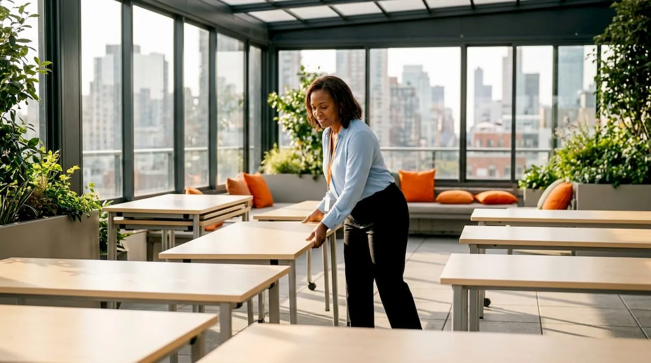 Why stackable meeting tables are the smarter choice