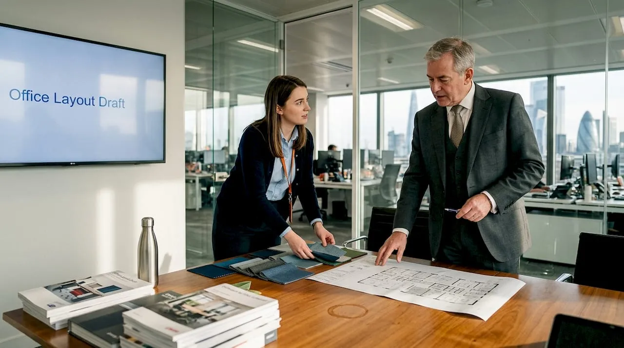 What is corporate furniture planning: UK office guide