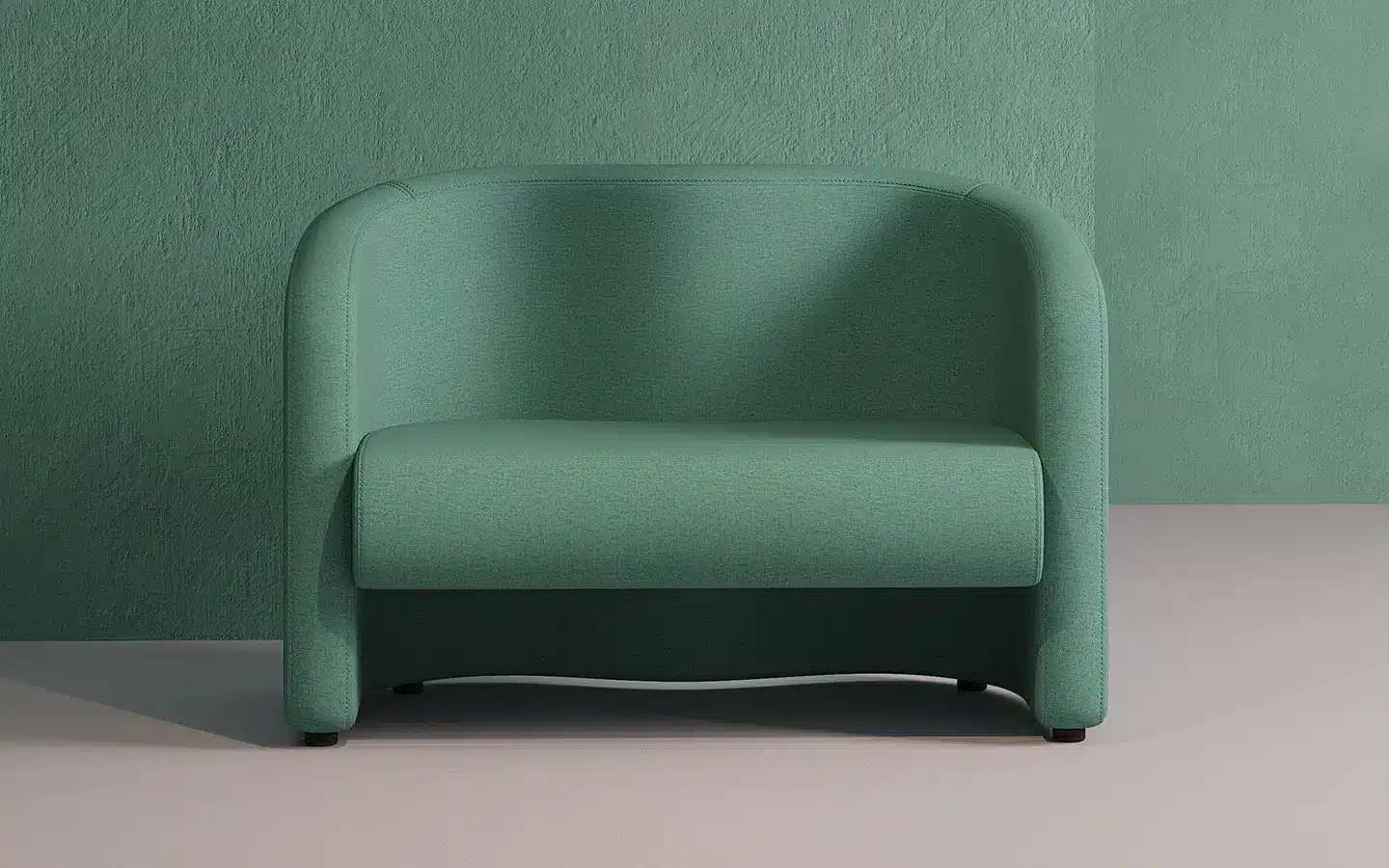Green Lamport armchair