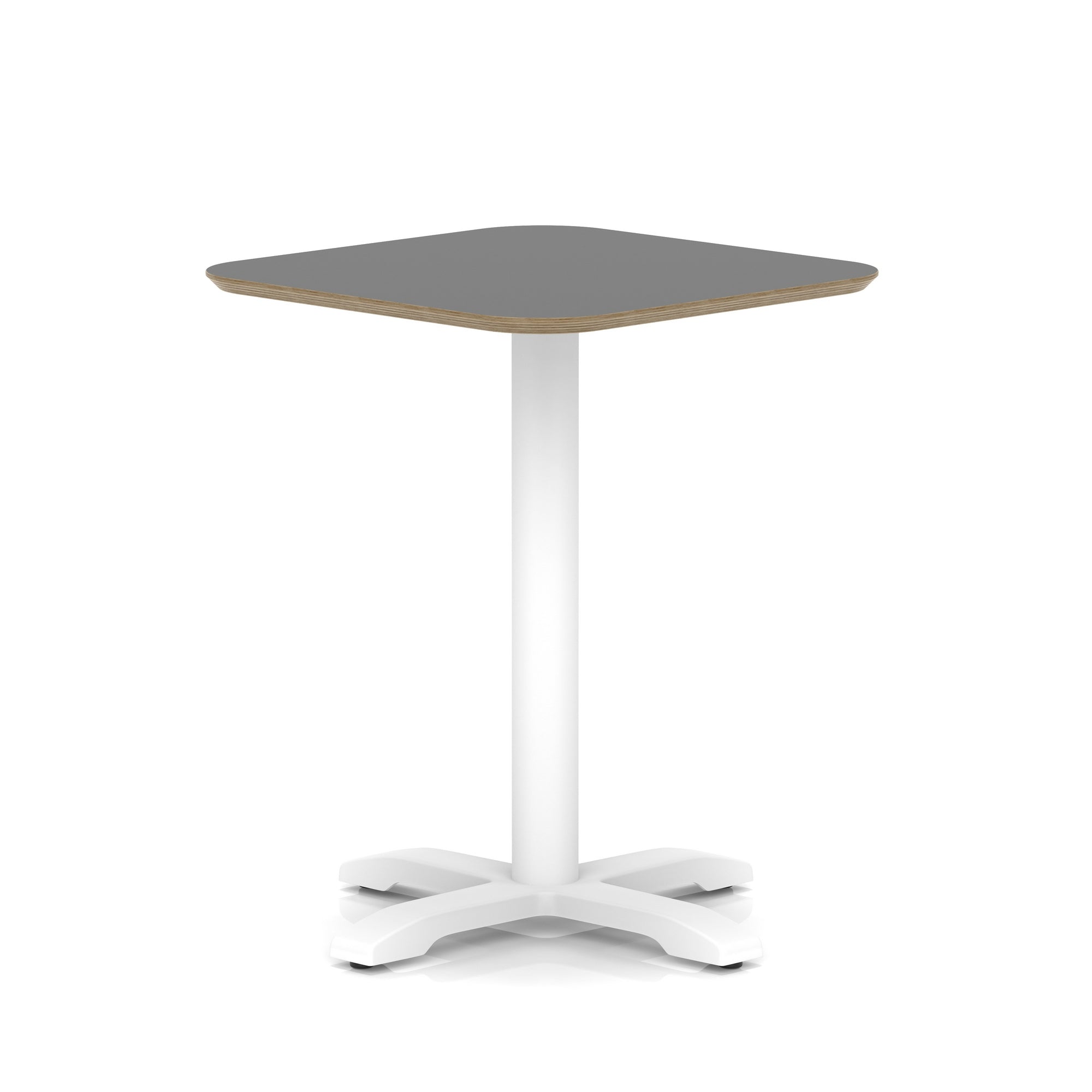 Brixworth Square Coffee Table With Cross Base - White Leg