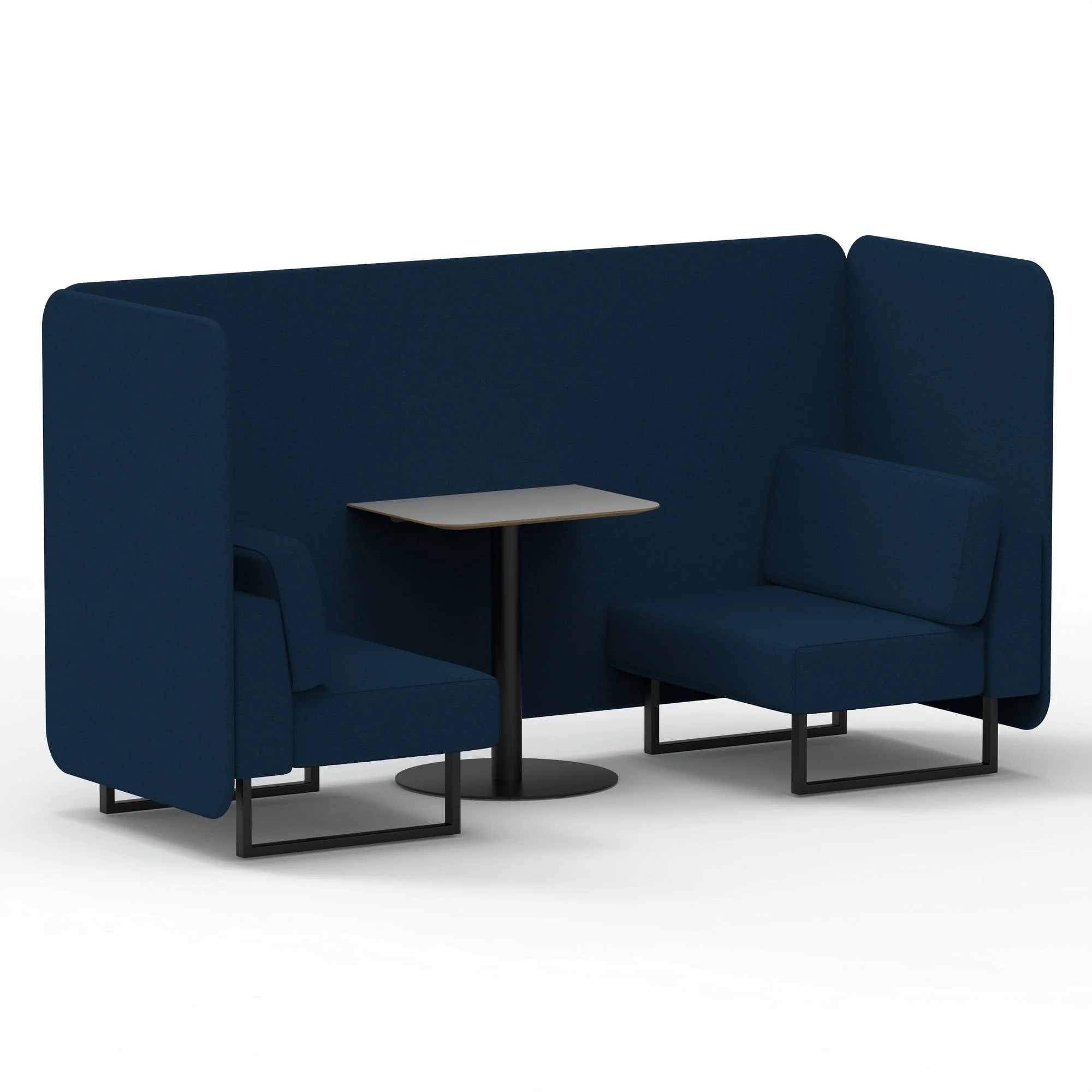 Brixworth Bench Booth With Grey Table In Single Tone