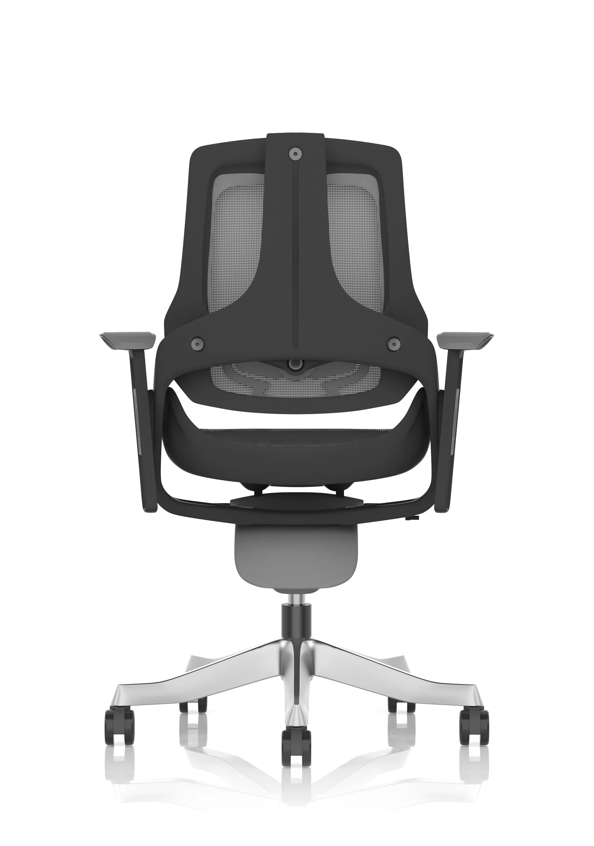 Zure High Back Black Shell Executive Office Chair with Arms
