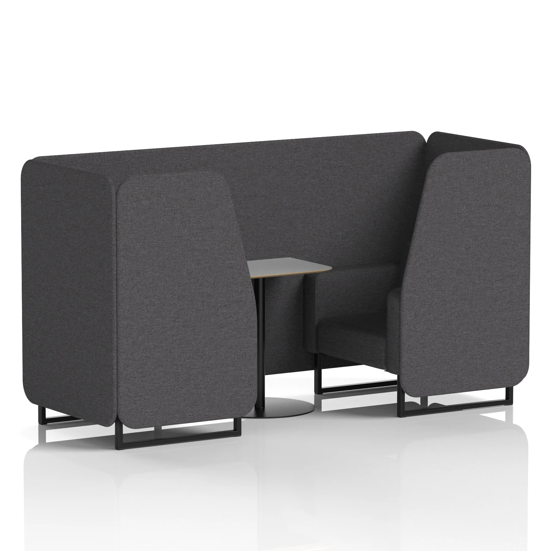 Brixworth Booth With Grey Table In Single Tone