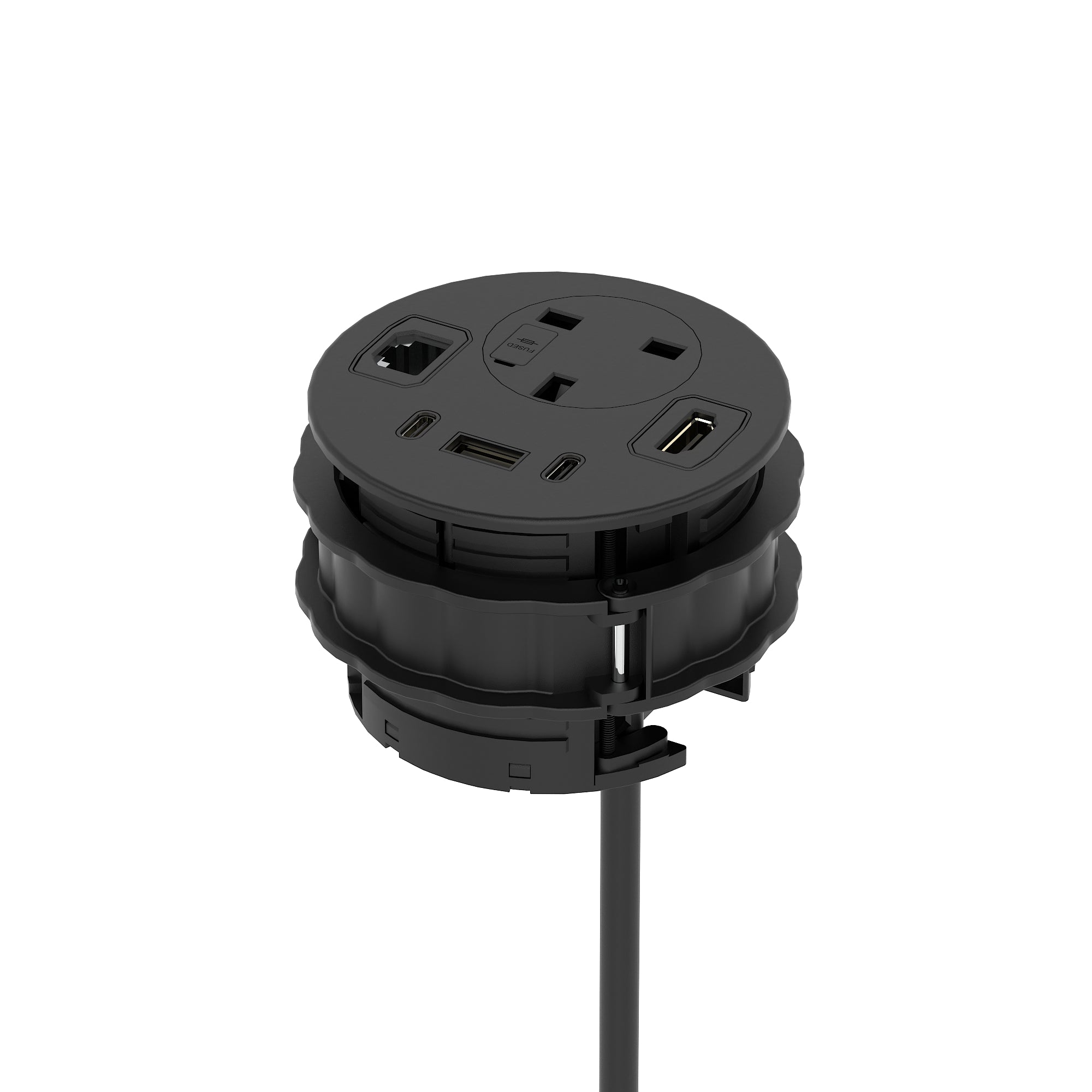 Volta Round Power Unit Module 1x Socket