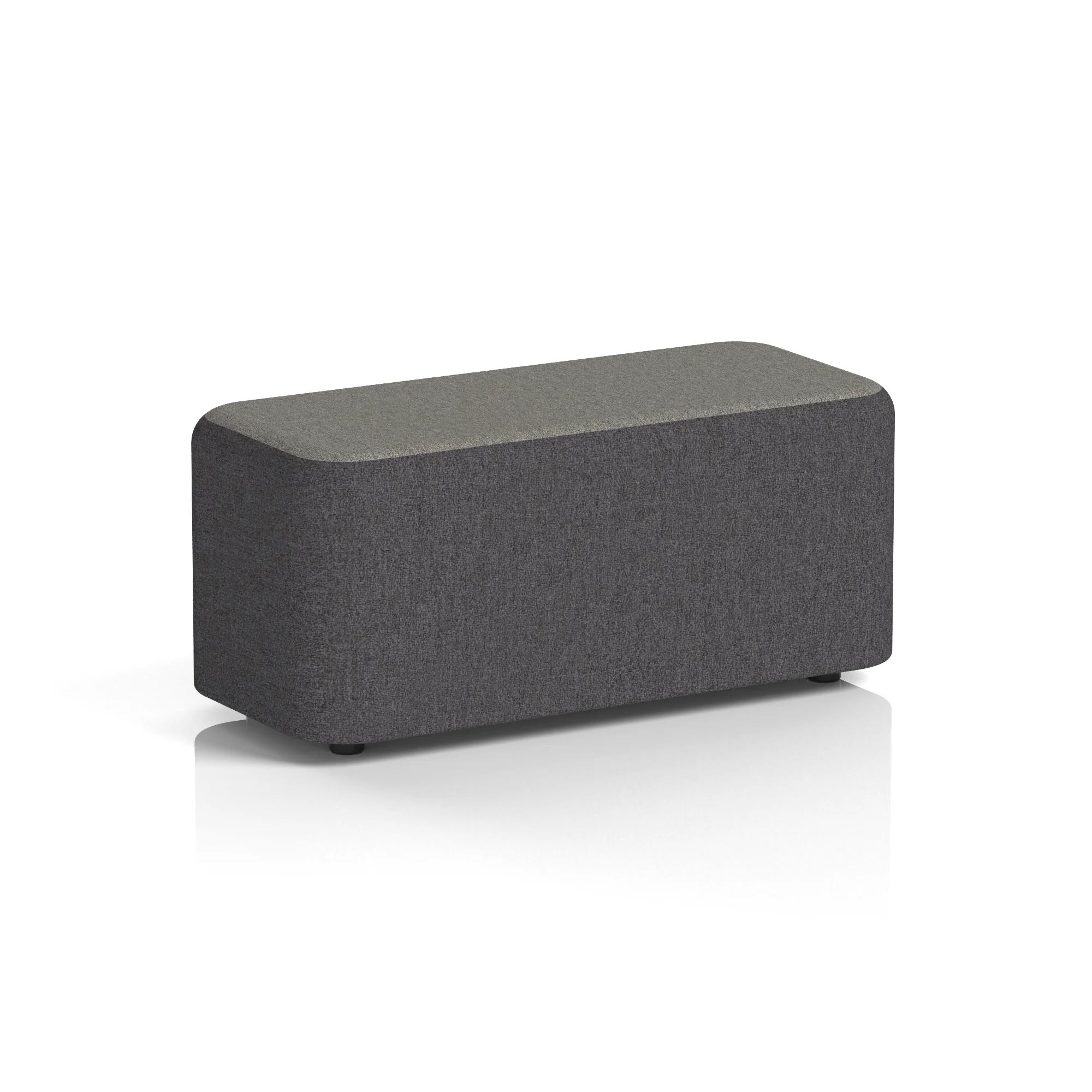 Harlestone Rectangular Stool in Two Tone