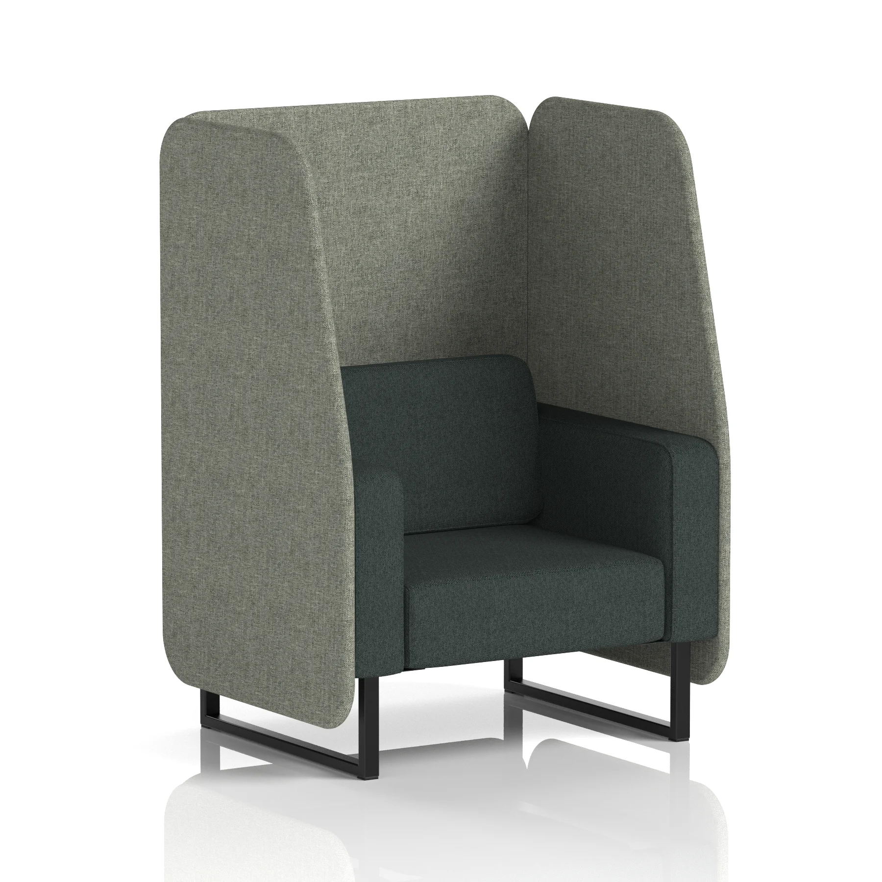 Brixworth Open Booth in Two Tone
