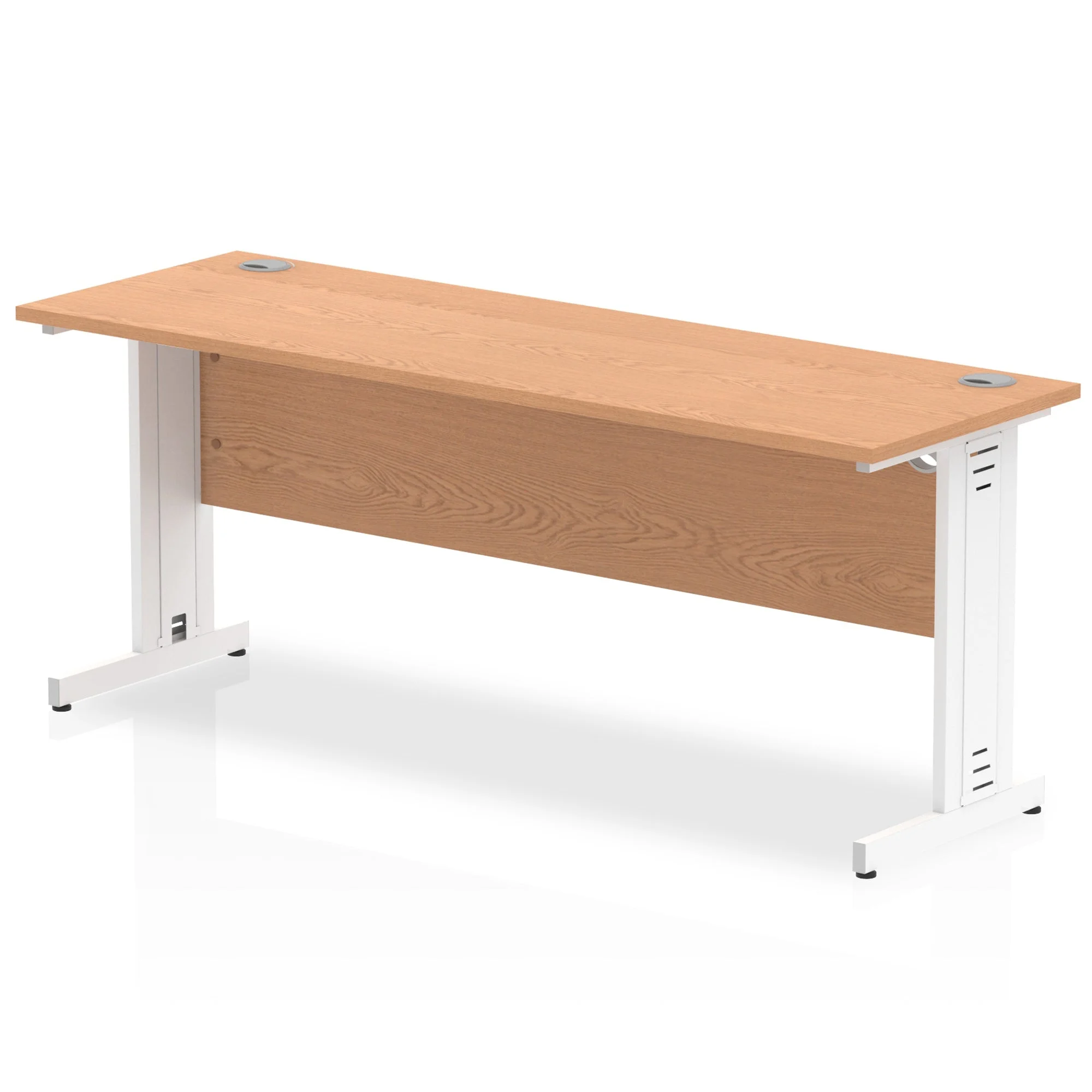 Impulse 1800mm Slimline Desk Cable Managed Leg