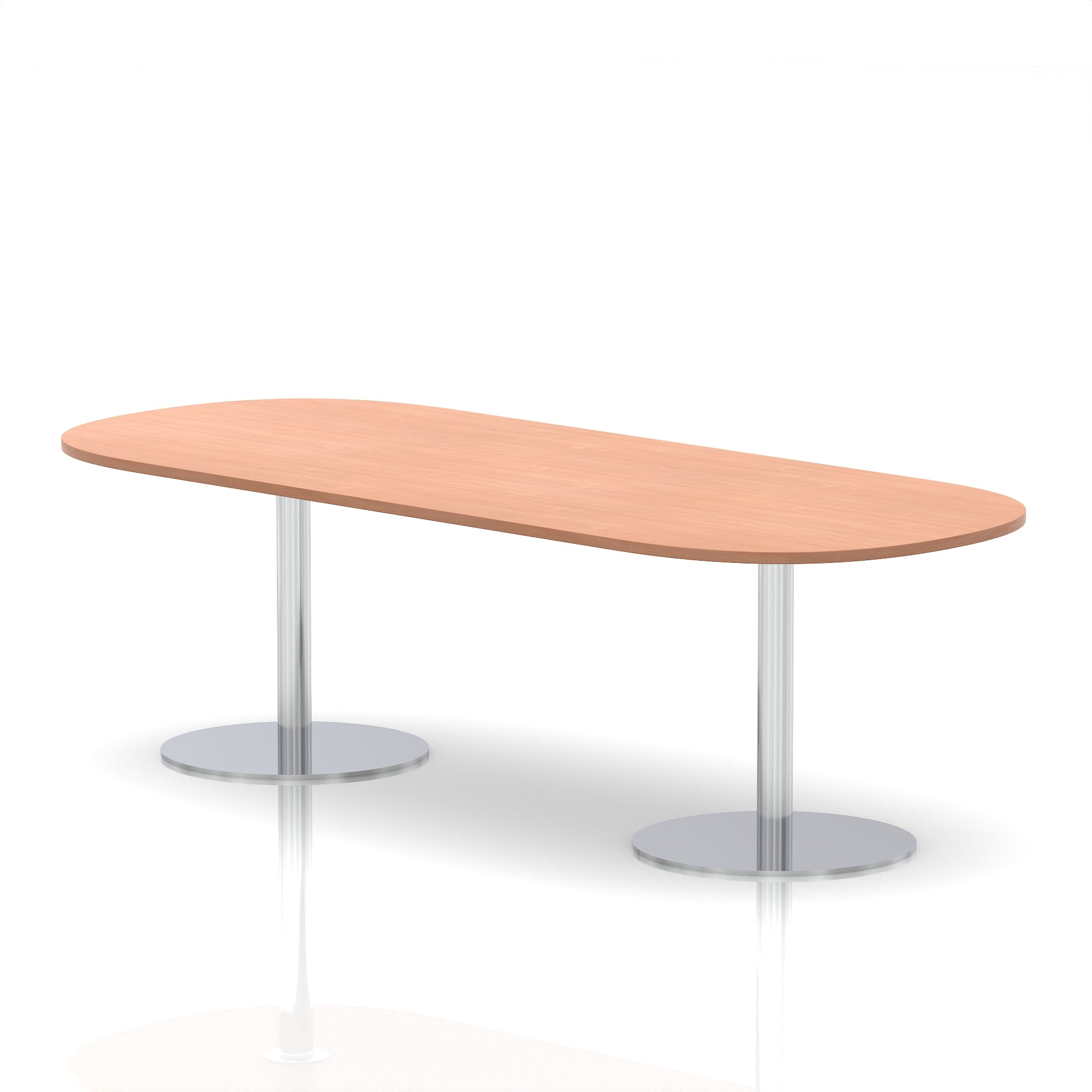 Italia Boardroom Table Silver Leg
