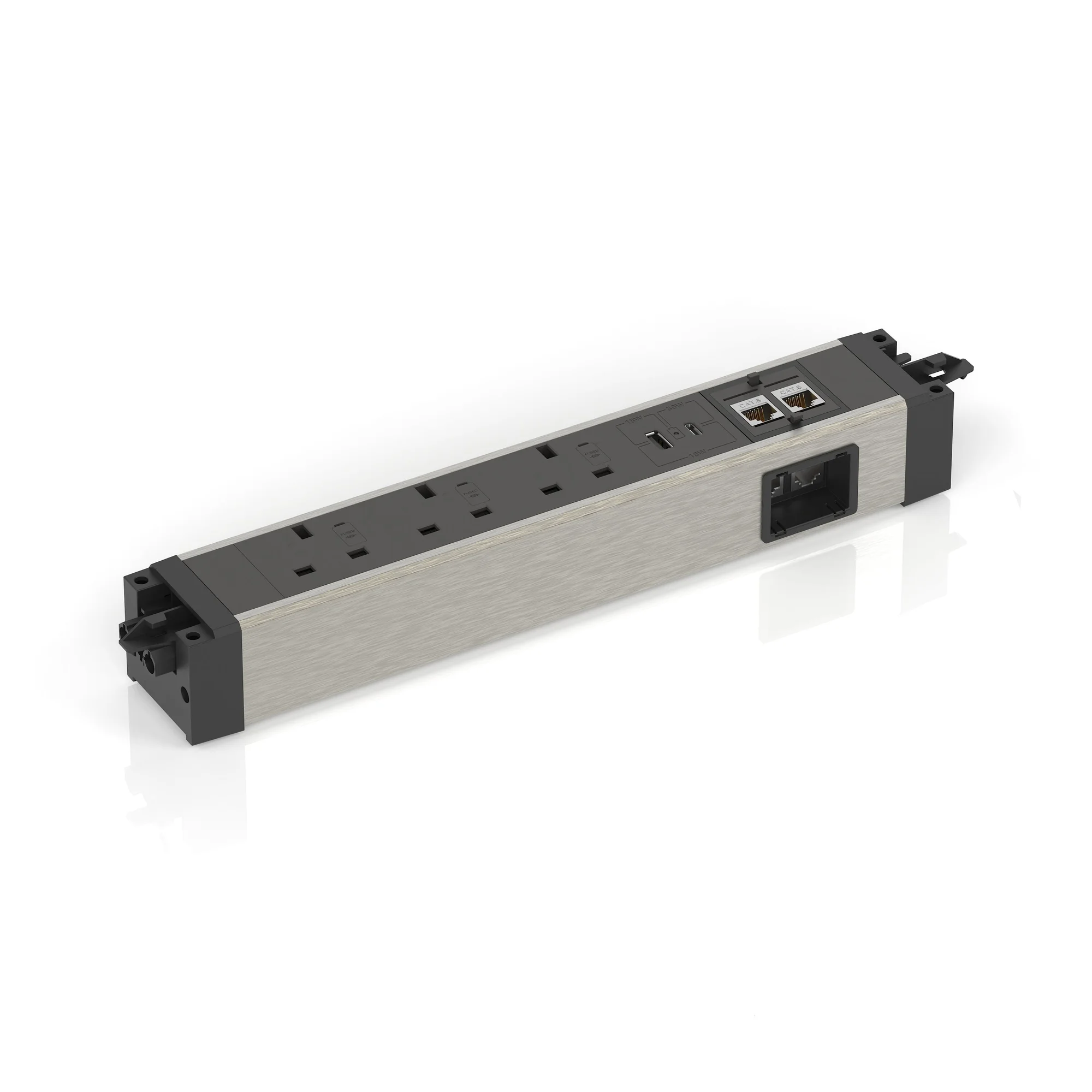 Volta Under Desk Power Unit Module 3x Socket
