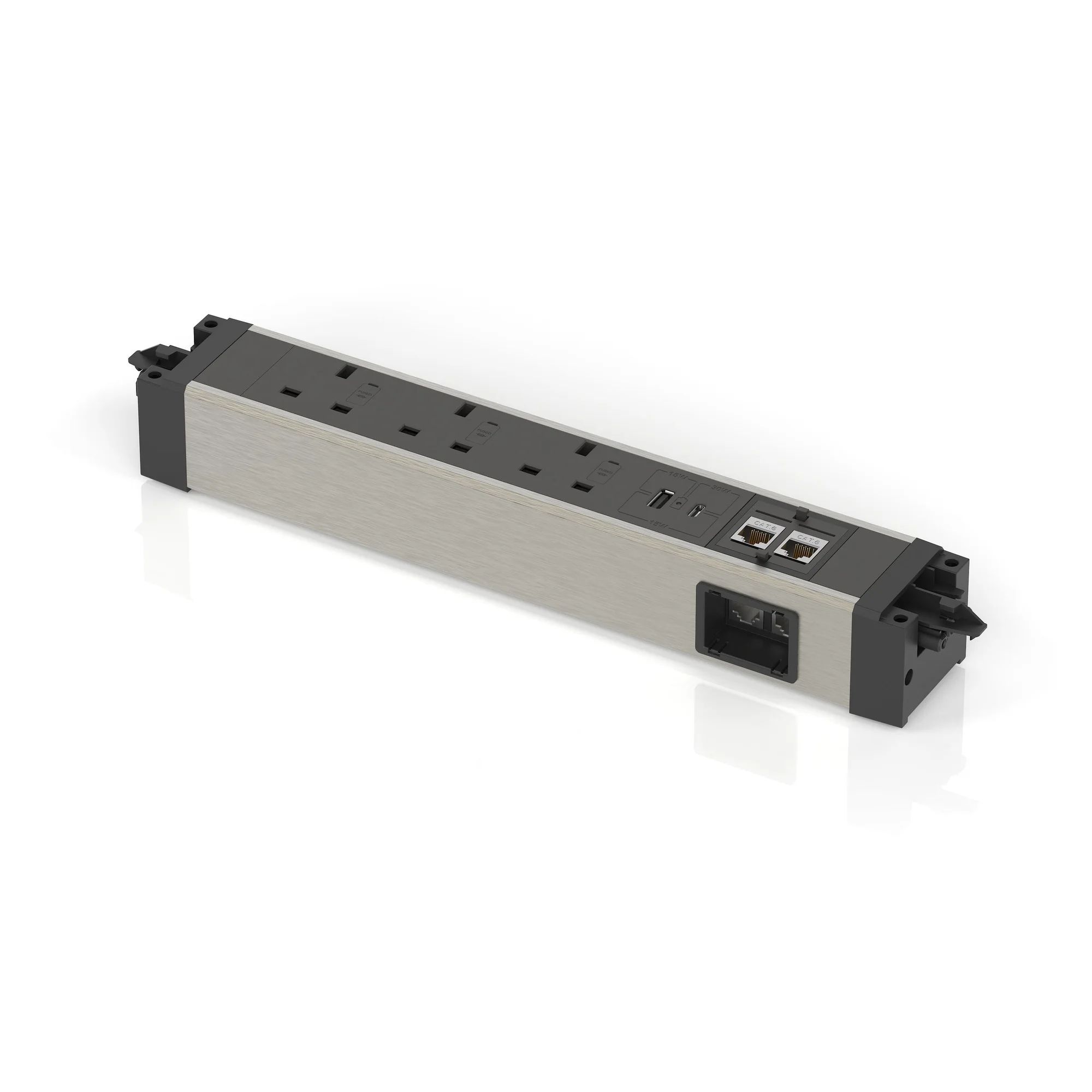 Volta Under Desk Power Unit Module 3x Socket