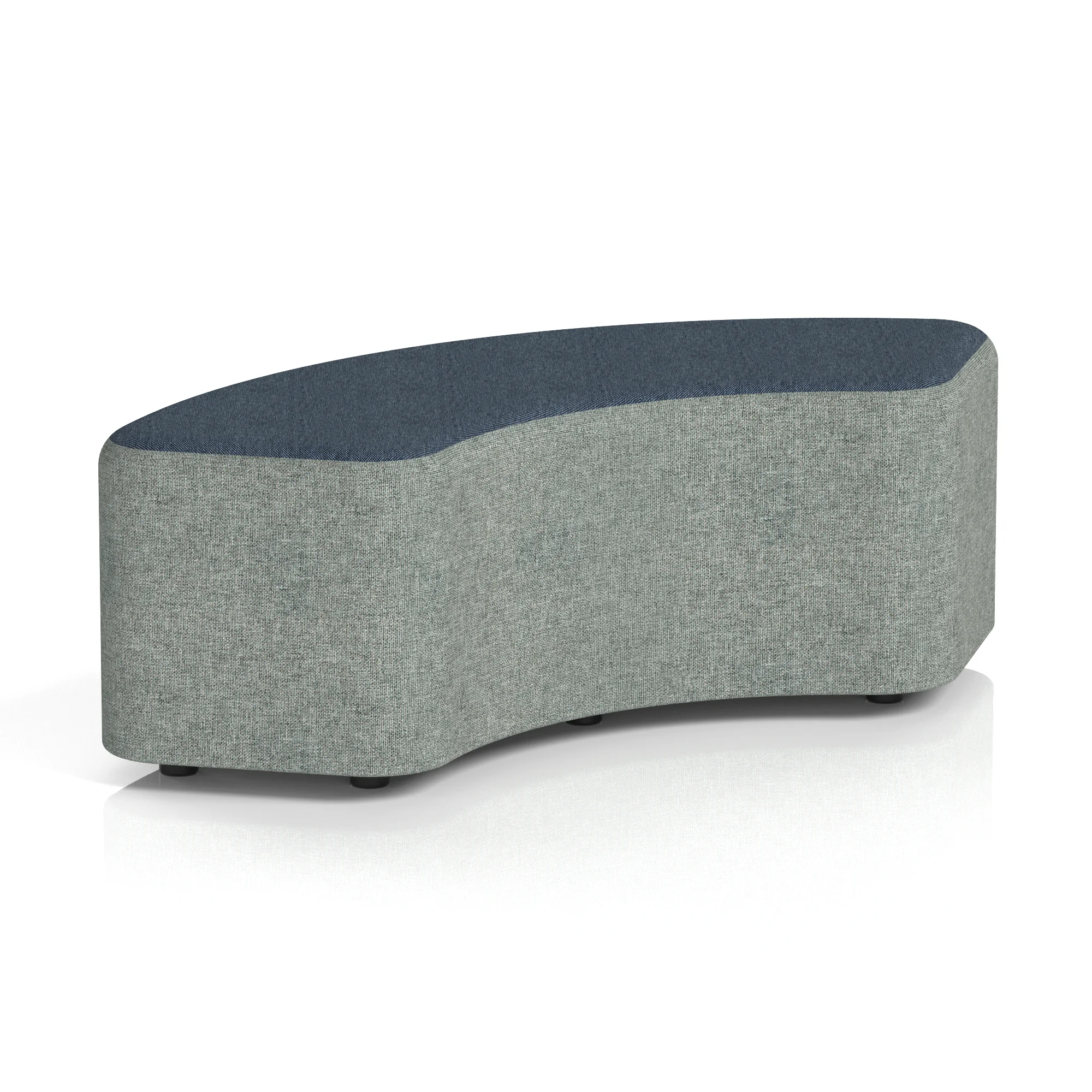 Harlestone Curved Stool in Two Tone