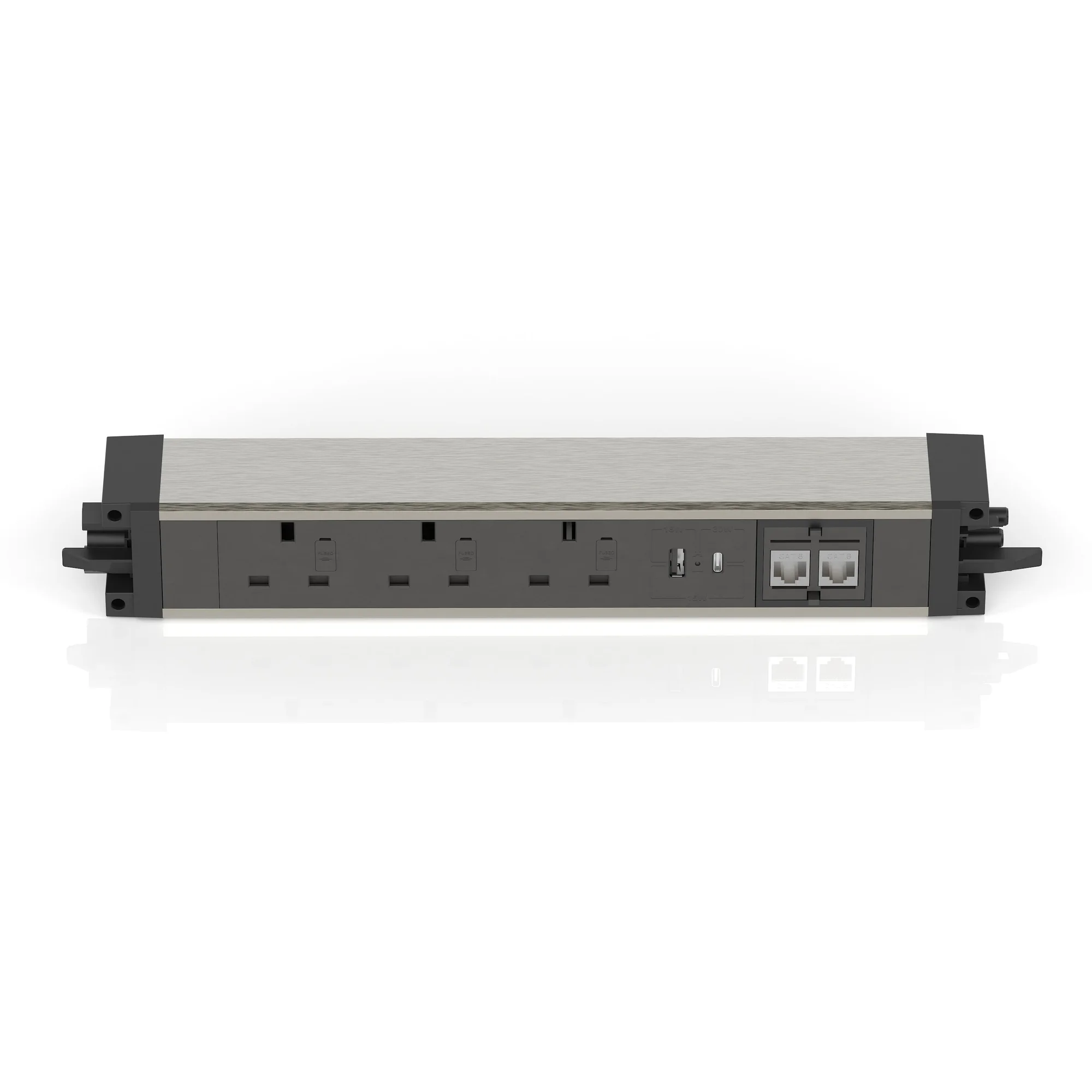 Volta Under Desk Power Unit Module 3x Socket