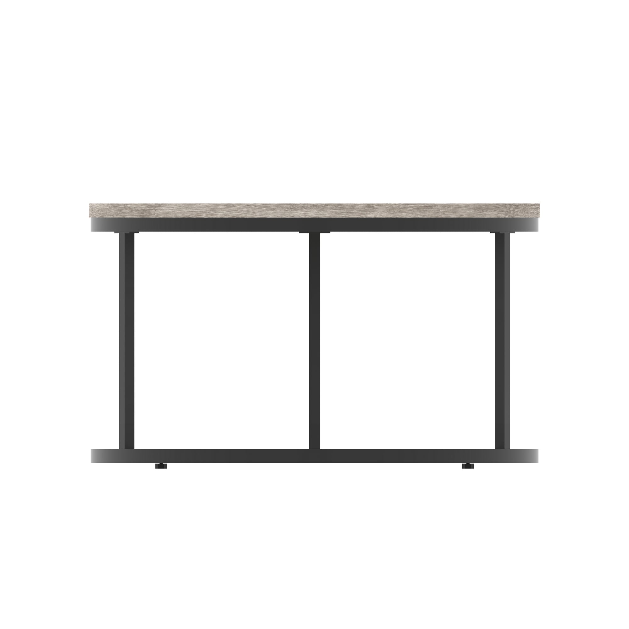 Impulse Round Coffee Table With Metal Frame